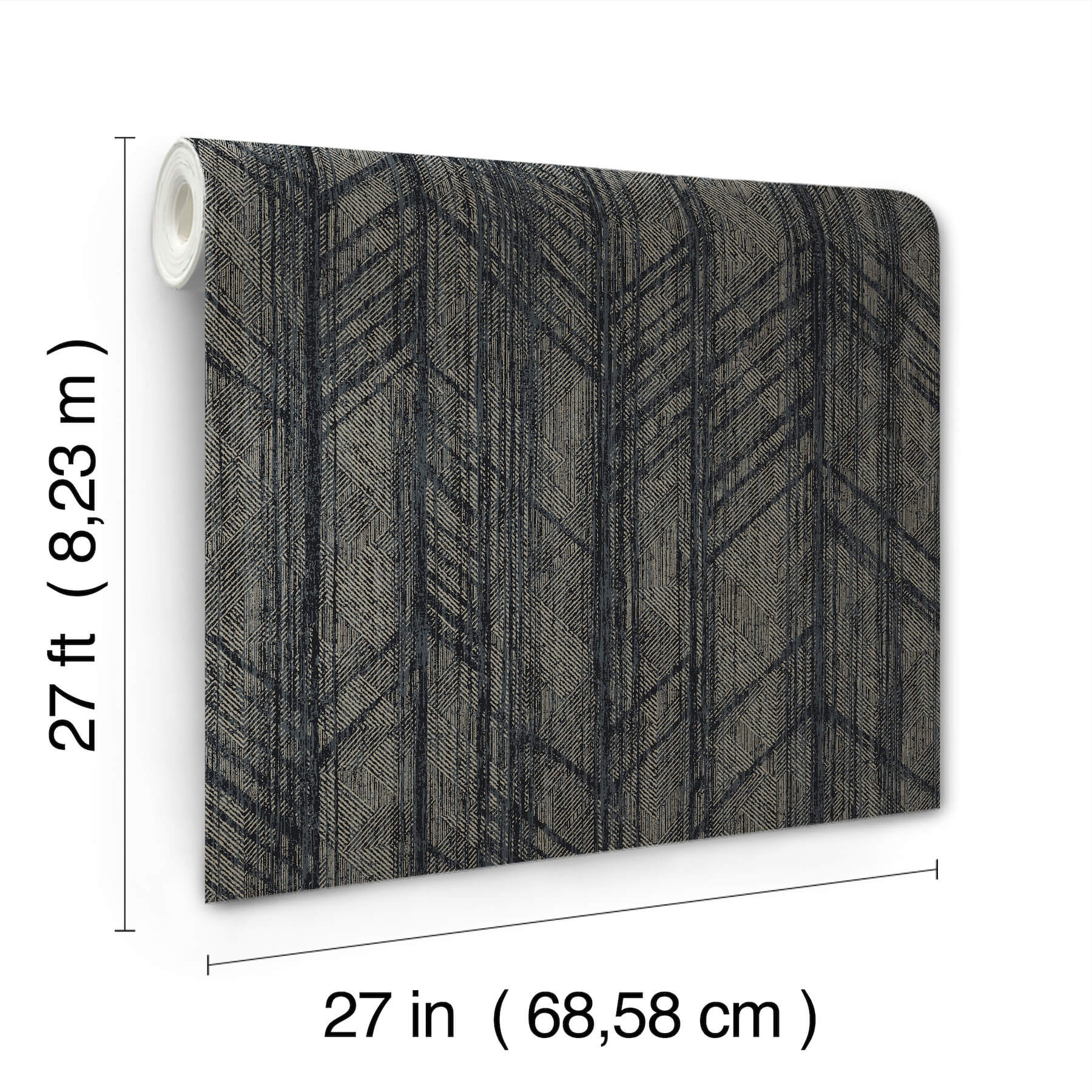 winthrop-slate-geometric-wallpaper-york-wallcoverings-4211-83520 - York Wallcoverings Wallpaper