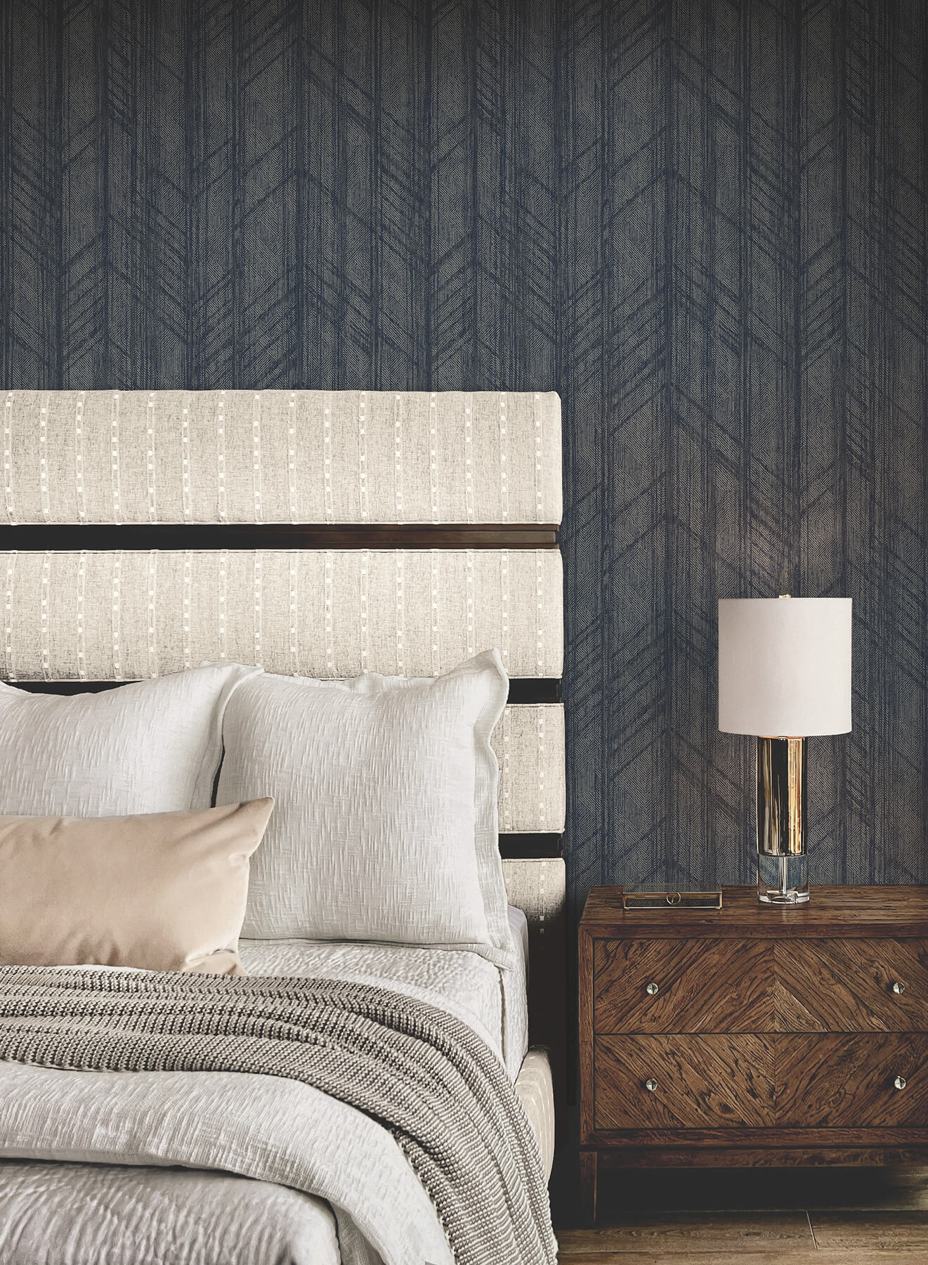 winthrop-navy-geometric-wallpaper-york-wallcoverings-4211-83523 - York Wallpaper Wallpaper