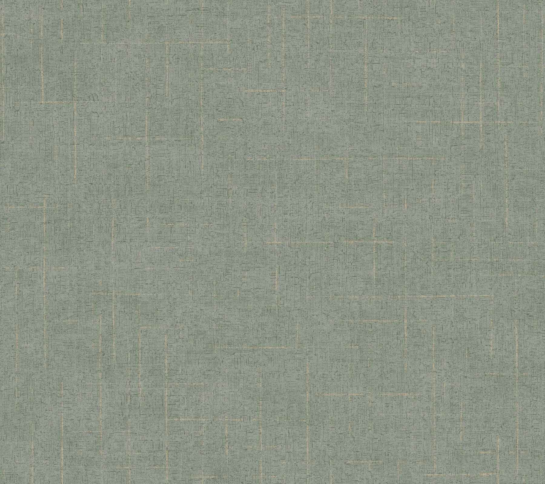 Saratoga Jade Faux Linen Wallpaper - York Wallcoverings - 4211-83549