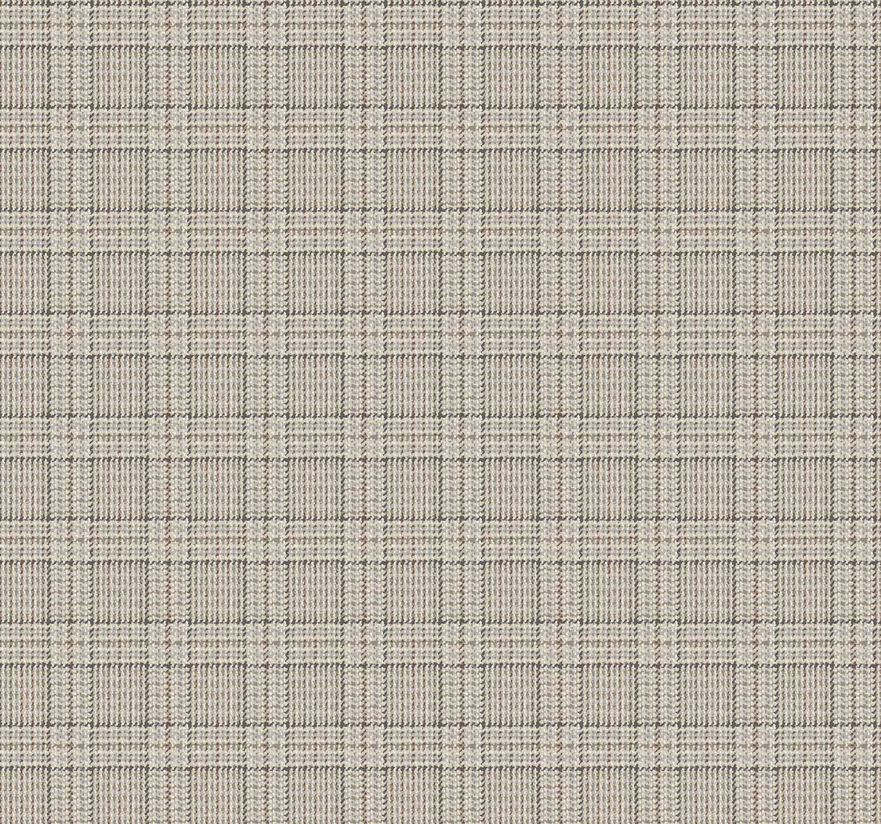 Harrington Plaid Light Brown Glen Check - York Wallcoverings - 4211-83554 - York Wallcoverings Wallpaper