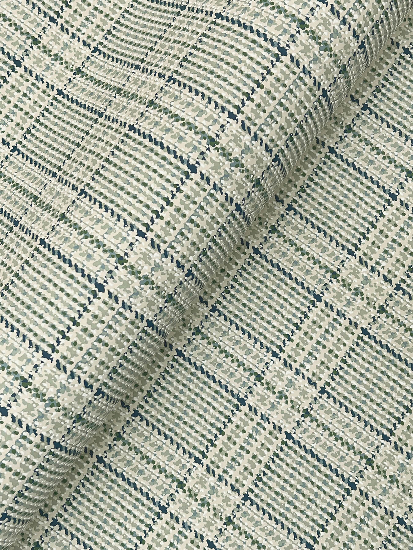 harrington-plaid-green-glen-check-wallpaper-york-wallcoverings-4211-83556 - York Wallcoverings Wallpaper