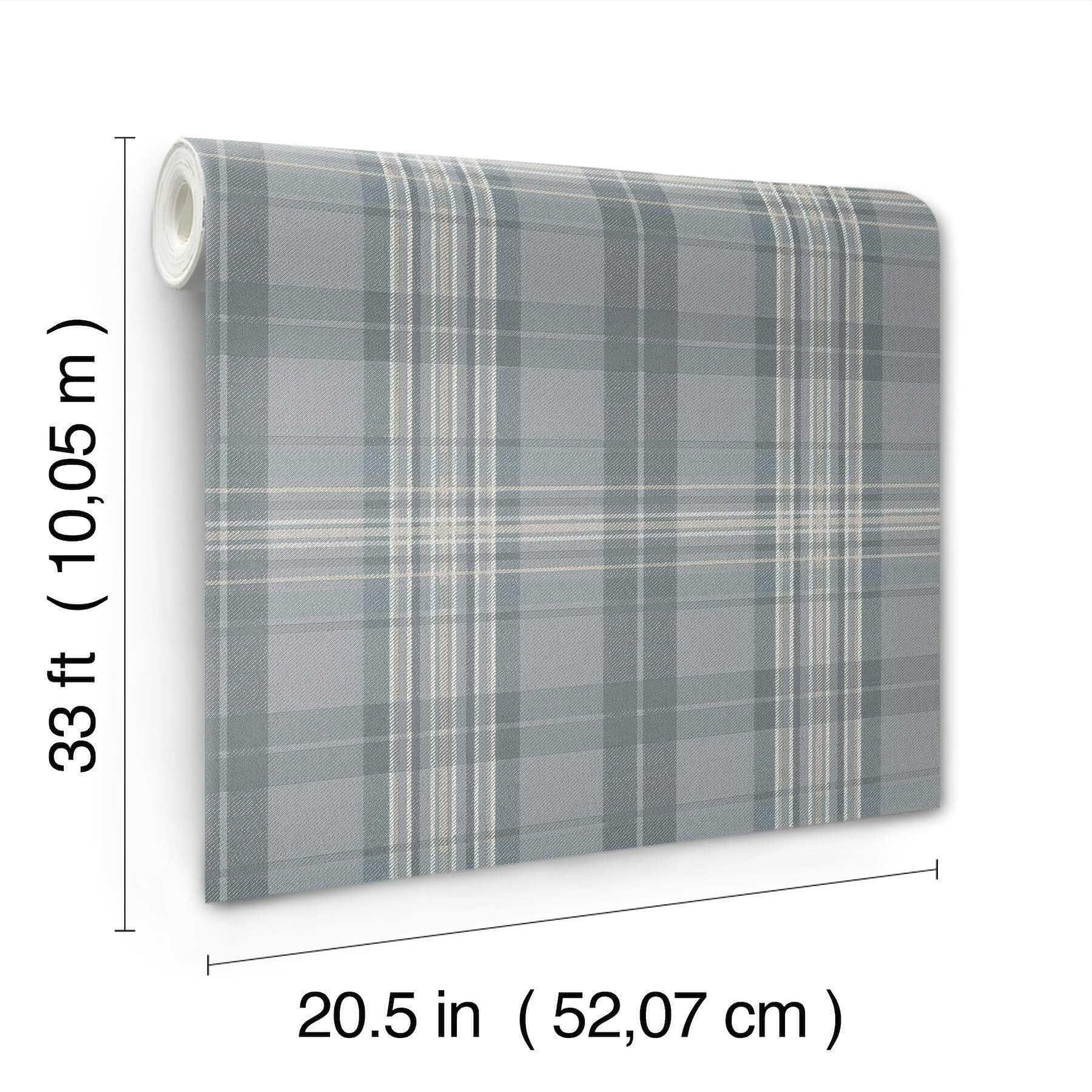 austin-slate-plaid-wallpaper-york-wallcoverings-4192-330214 - York Wallcoverings Wallpaper