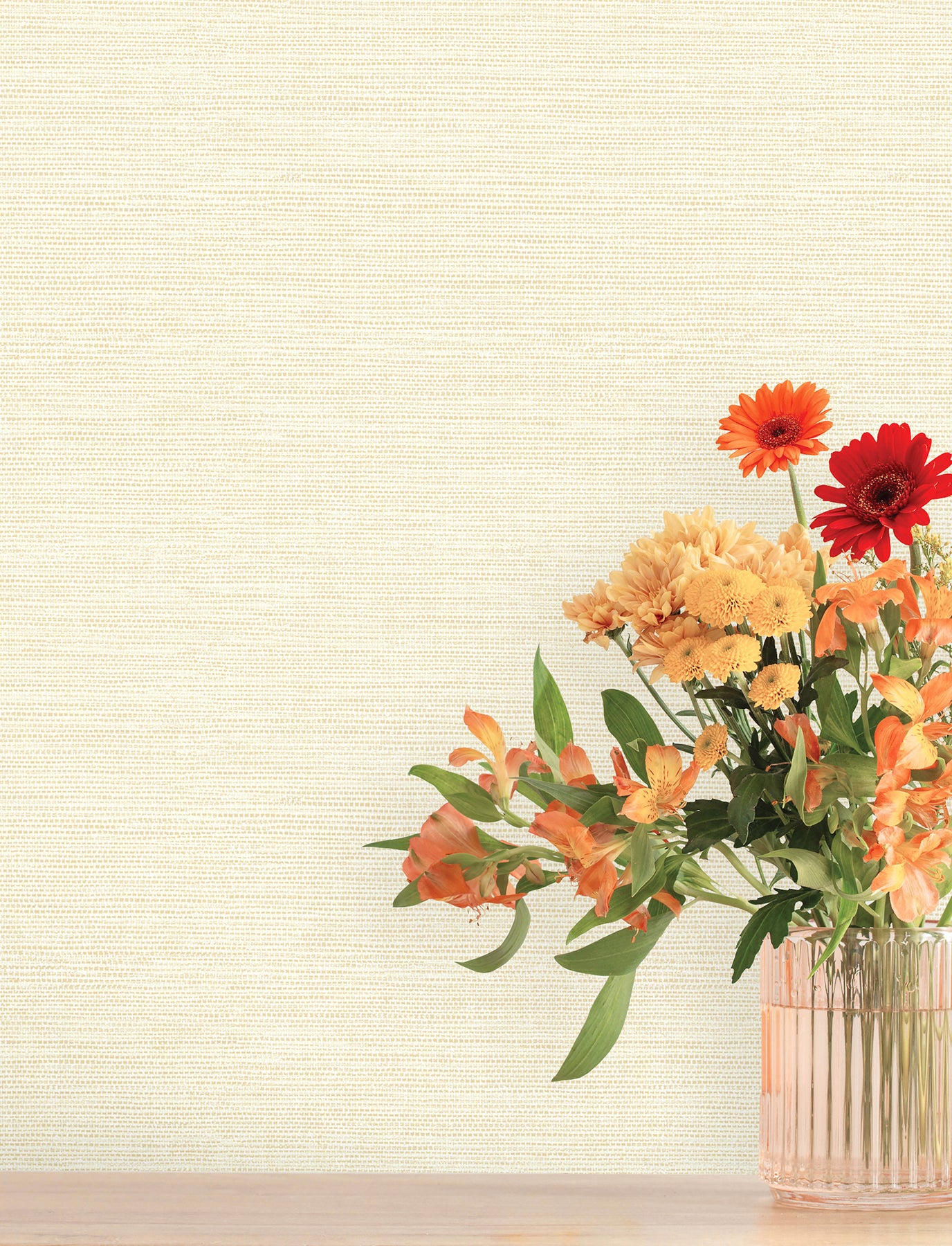 agave-light-yellow-faux-grasscloth-wallpaper-york-wallcoverings-4197-24280 - York Wallcoverings Wallpaper