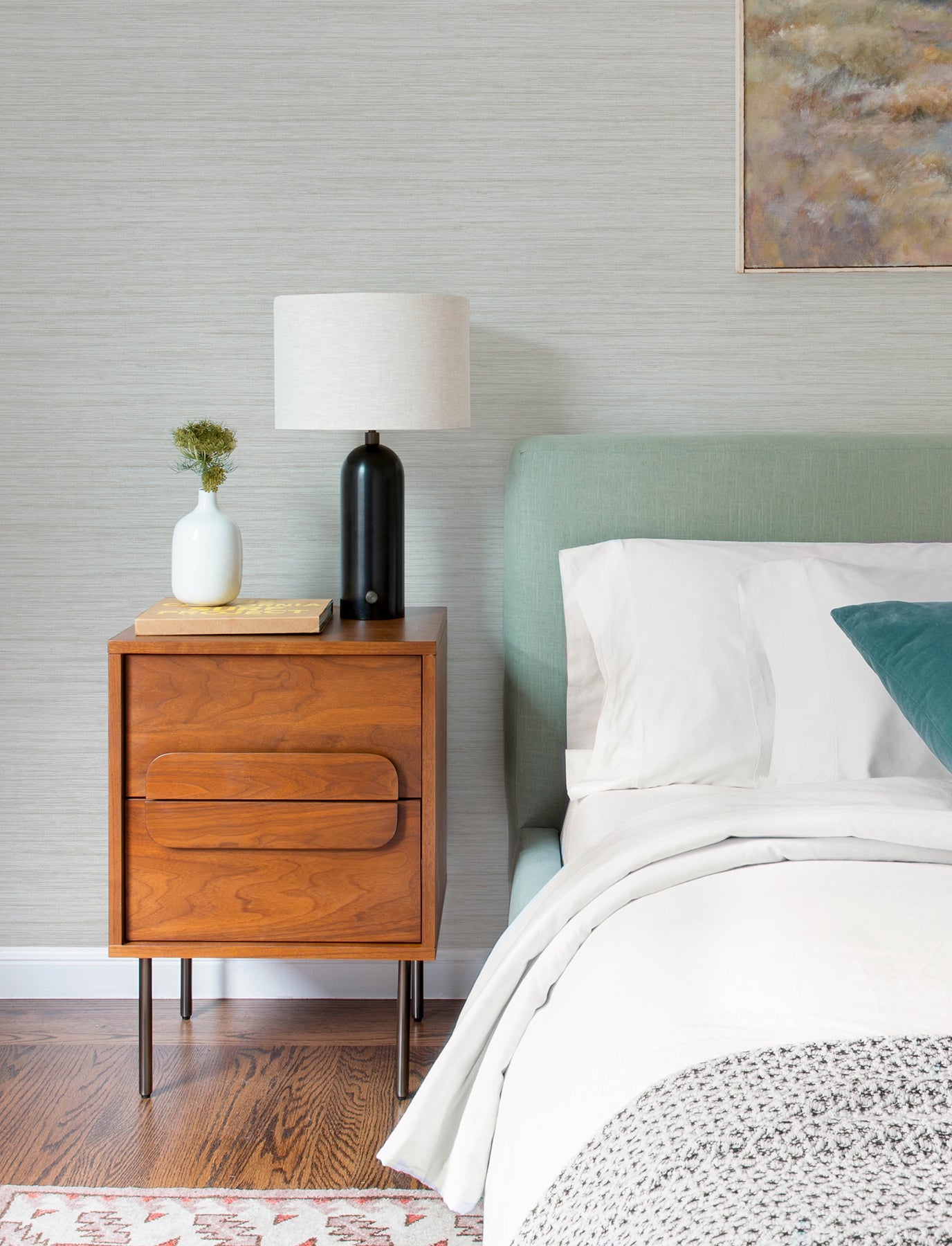 barnaby-off-white-faux-grasscloth-wallpaper-york-wallcoverings-4197-25962 - York Wallcoverings Wallpaper