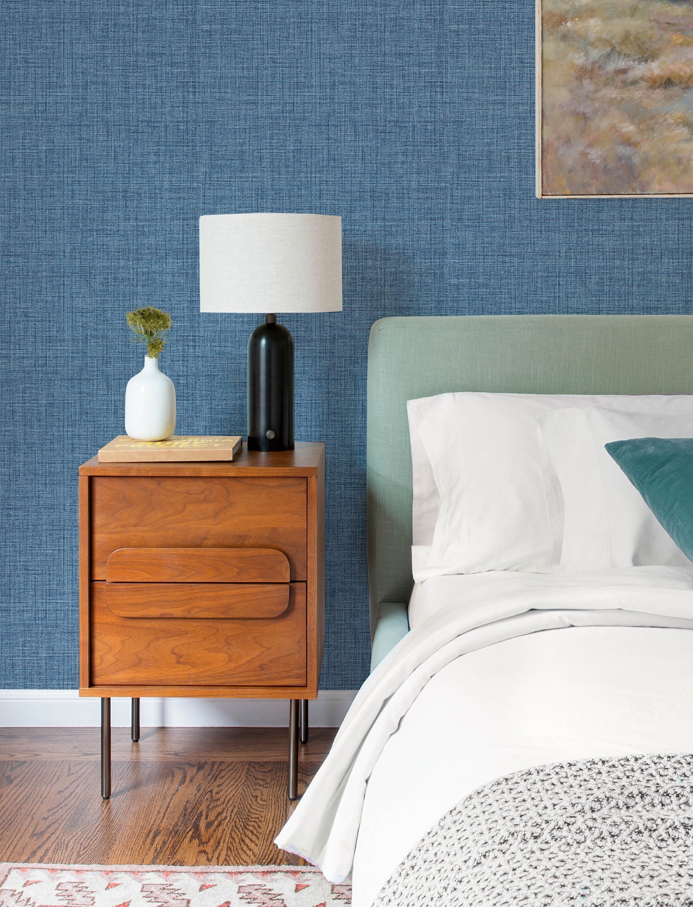 lanister-blue-texture-wallpaper-york-wallcoverings-4197-26232 - York Wallcoverings Wallpaper
