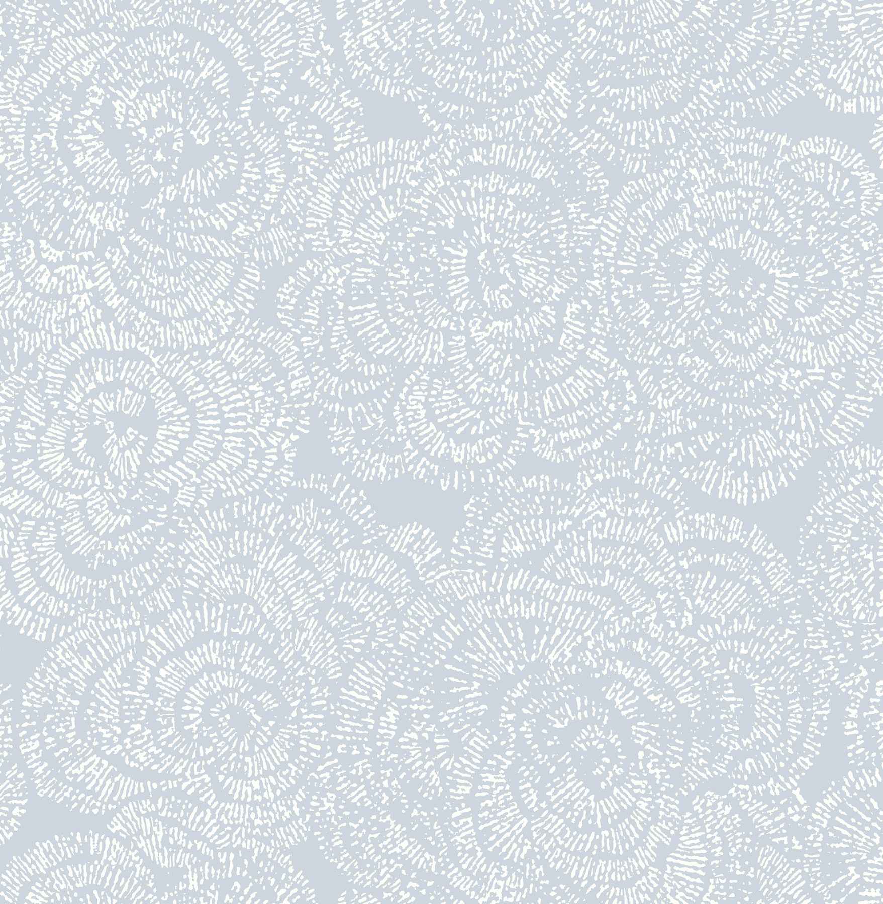 Ambroise Light Blue Abstract Floral Wallpaper - York Wallcoverings - 4197-27850 - York Wallcoverings Wallpaper