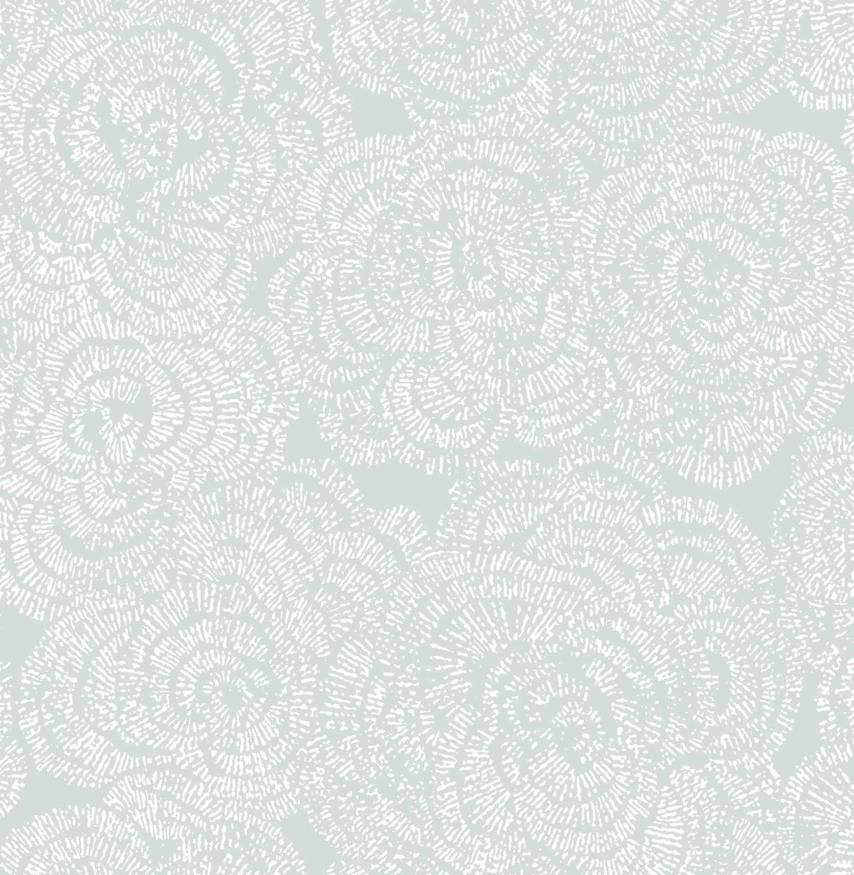 Ambroise Seafoam Abstract Floral Wallpaper - York Wallcoverings - 4197-27851 - York Wallcoverings Wallpaper