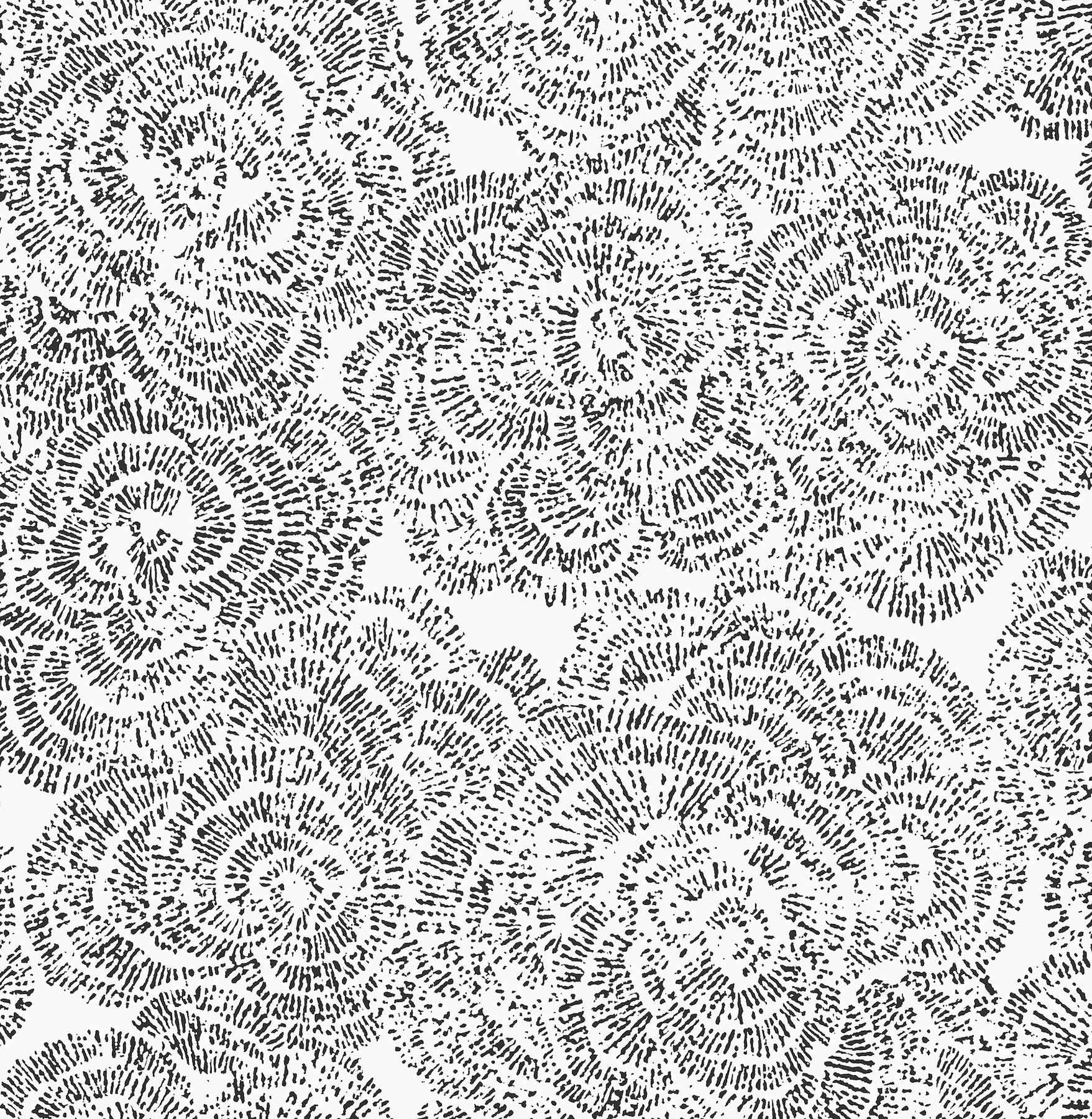 Ambroise Black Abstract Floral Wallpaper - York Wallcoverings - 4197-27854 - York Wallcoverings Wallpaper