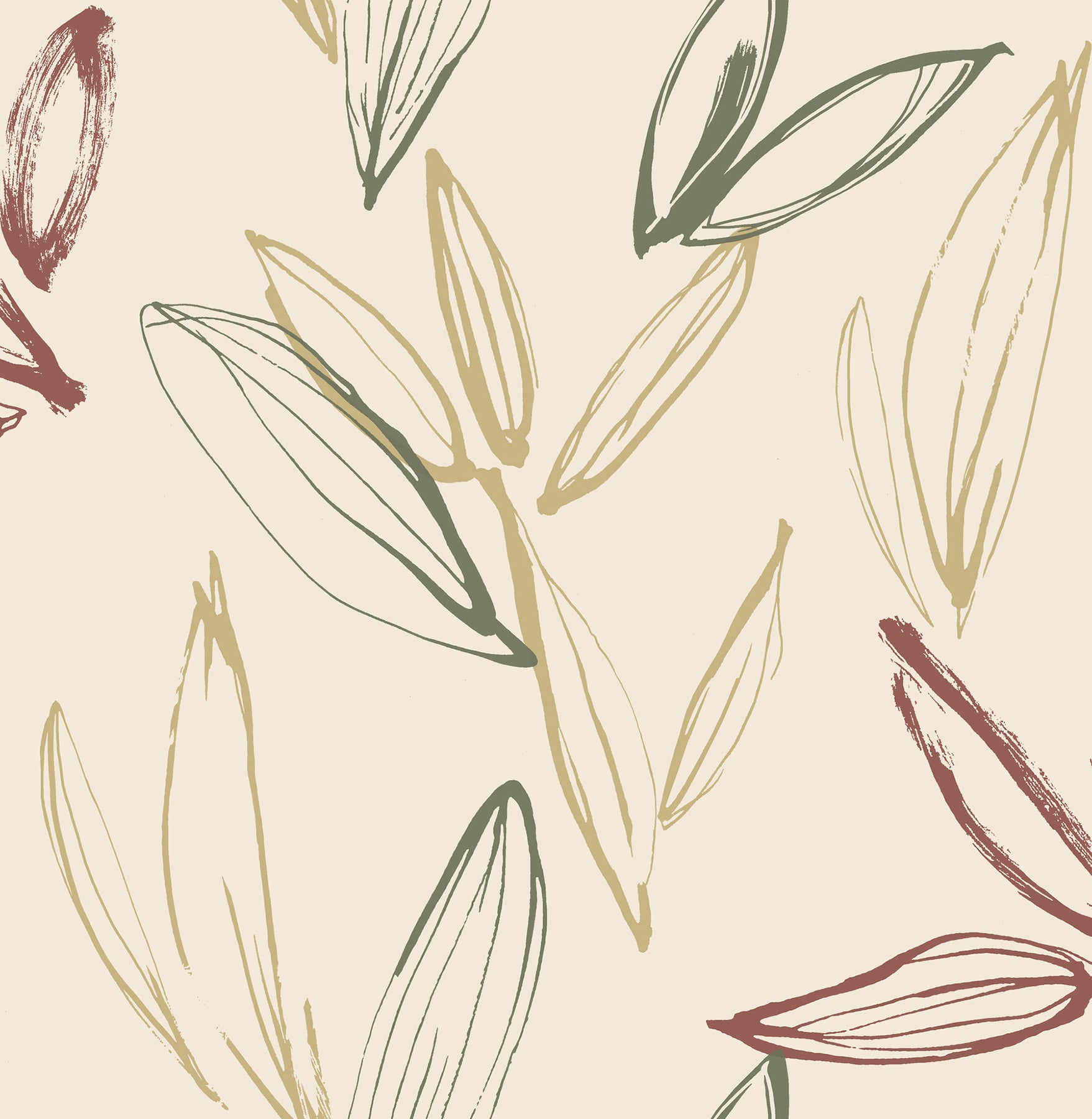 kenia-multicolor-leaf-toss-wallpaper-york-wallcoverings-4197-27858 - York Wallcoverings Wallpaper