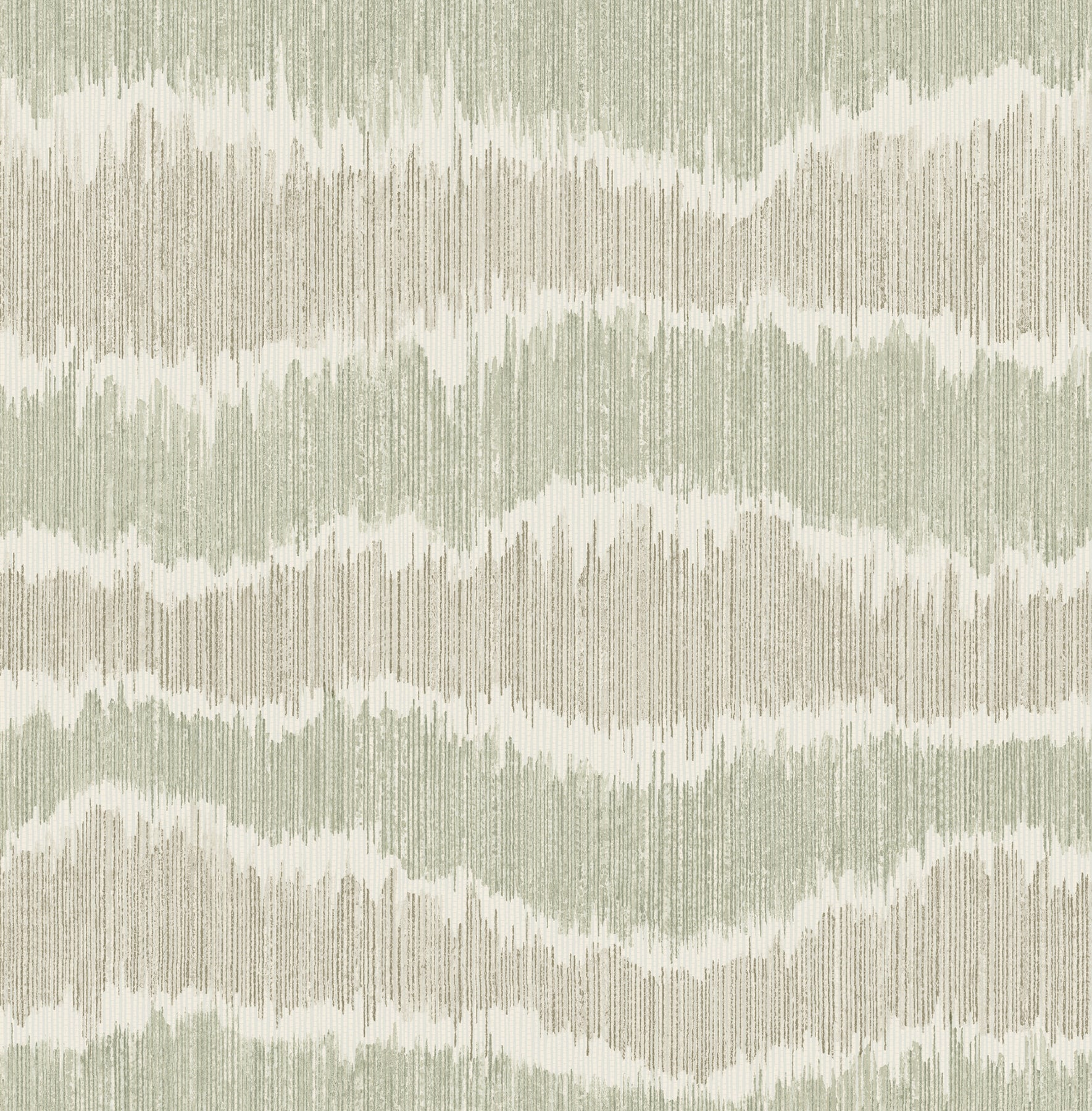 wiggle-green-ikat-stripe-wallpaper-york-wallcoverings-4197-27866 - York Wallcoverings Wallpaper