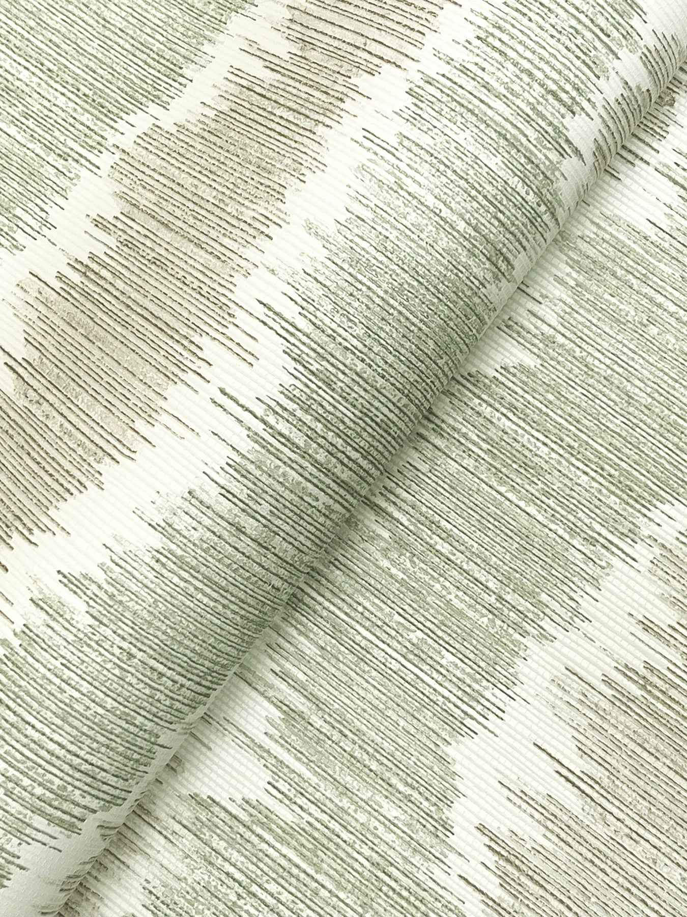 Wiggle Green Ikat Stripe Wallpaper - York Wallcoverings - 4197-27866 - York Wallcoverings Wallpaper