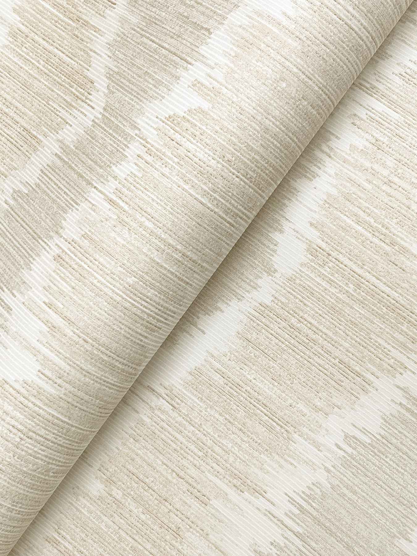 Wiggle Neutral Ikat Stripe Wallpaper - York Wallcoverings - 4197-27867 - York Wallcoverings Wallpaper