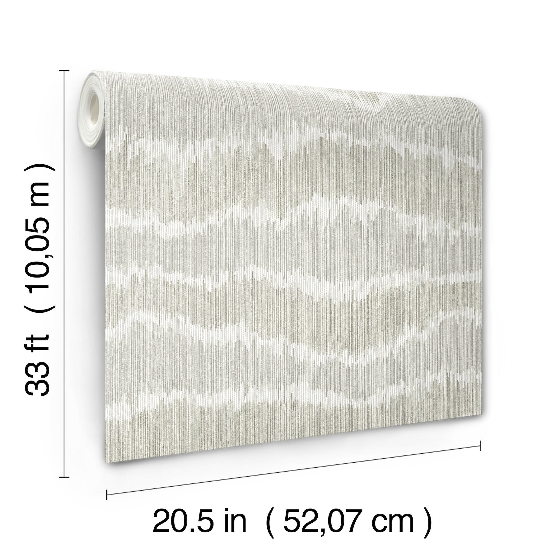 wiggle-grey-ikat-stripe-wallpaper-york-wallcoverings-4197-27868 - York Wallcoverings Wallpaper