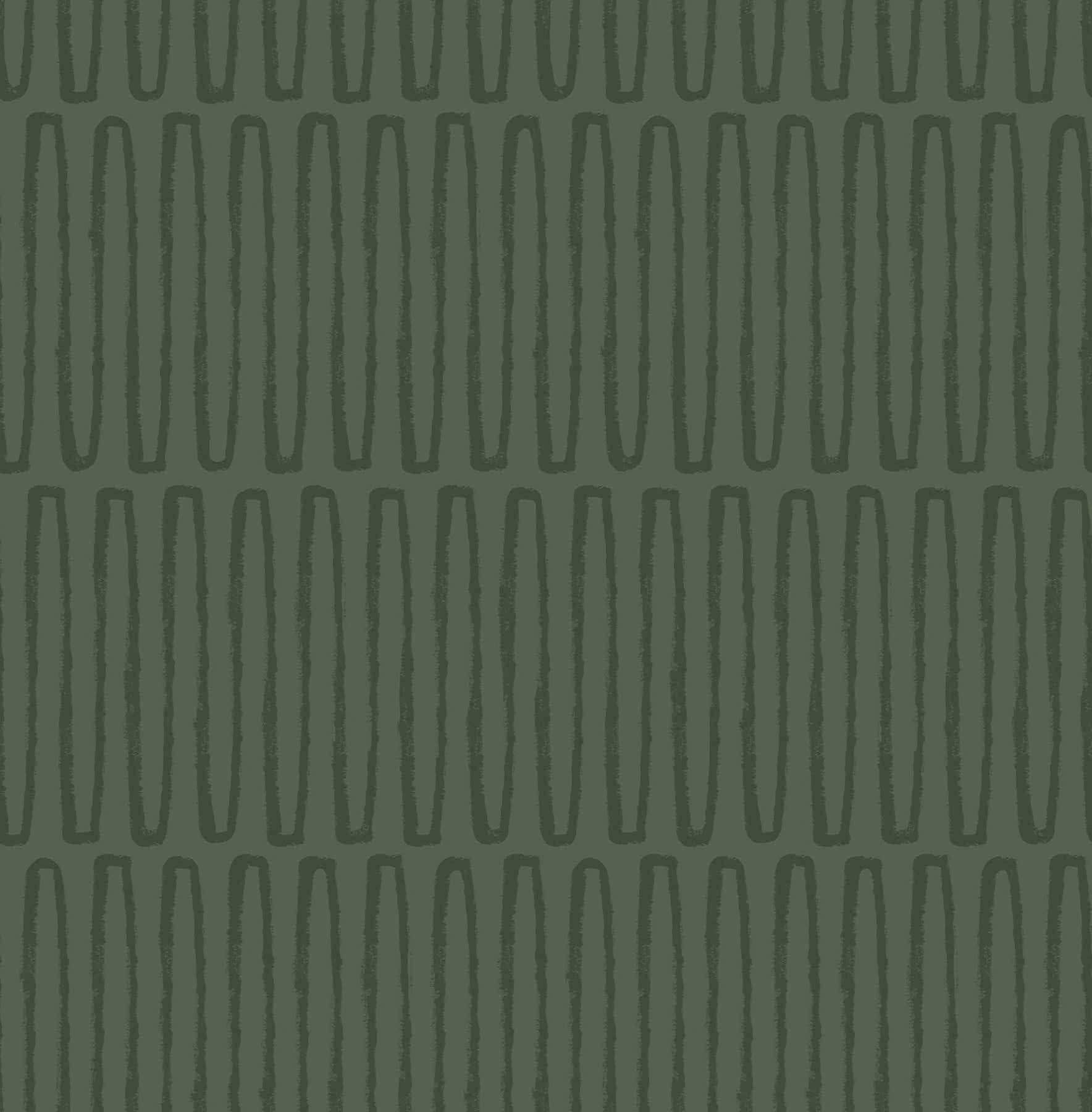 Lars Green Retro Wave Wallpaper - York Wallcoverings - 4197-27869 - York Wallcoverings Wallpaper