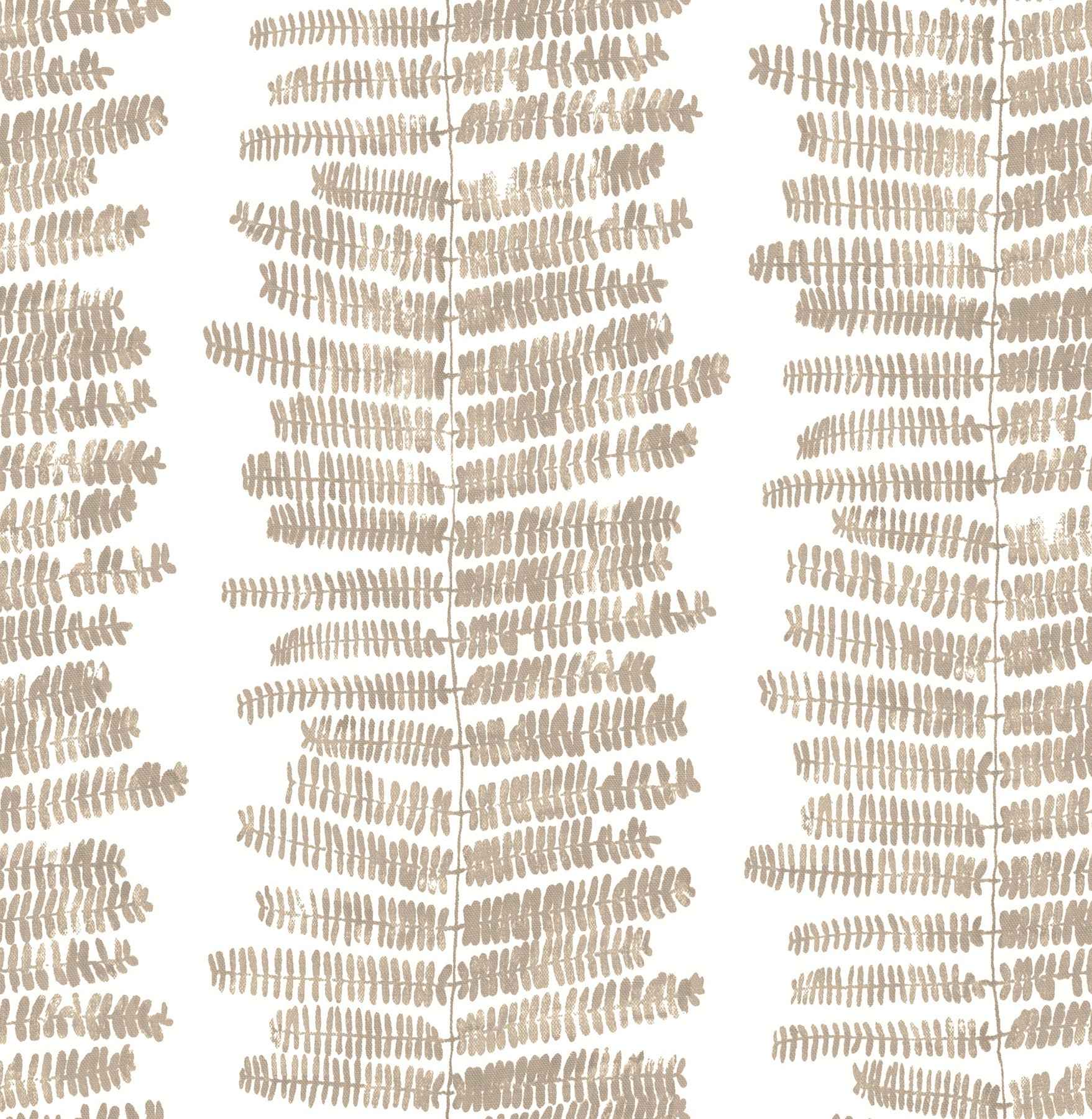 Lumis Taupe Fern Stripe Wallpaper - York Wallcoverings - 4197-27878 - York Wallcoverings Wallpaper