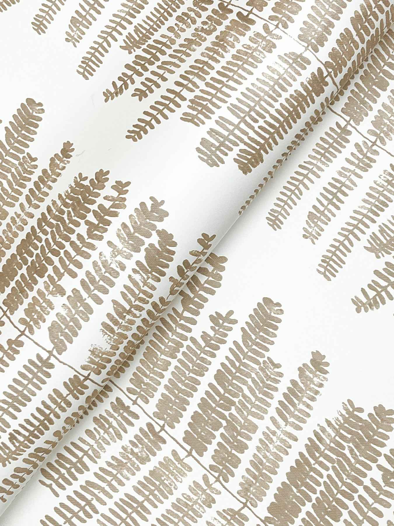 Lumis Taupe Fern Stripe Wallpaper - York Wallcoverings - 4197-27878 - York Wallcoverings Wallpaper