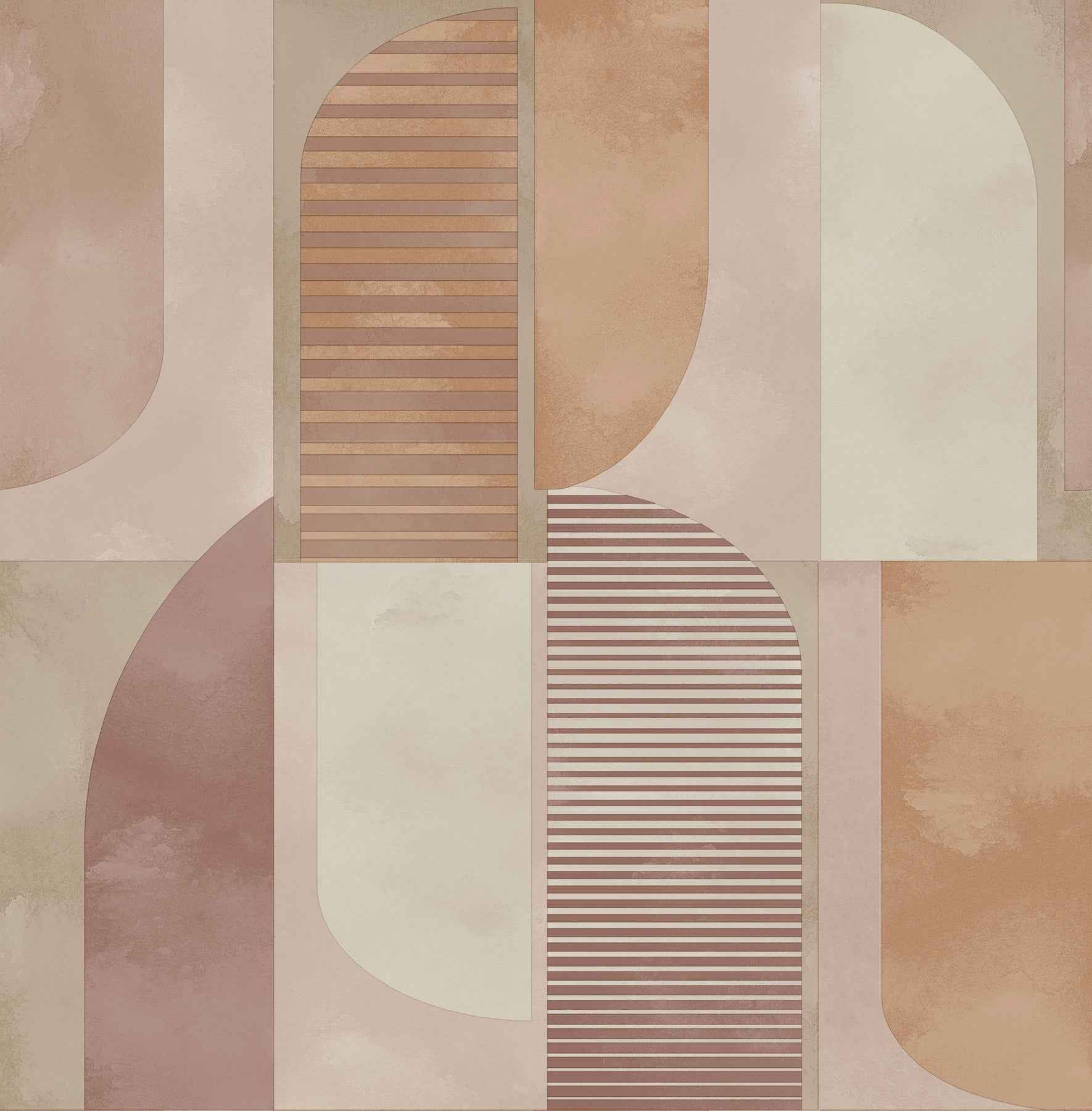 Otto Raspberry Abstract Geometric Wallpaper - York Wallcoverings - 4197-27882 - York Wallcoverings Wallpaper