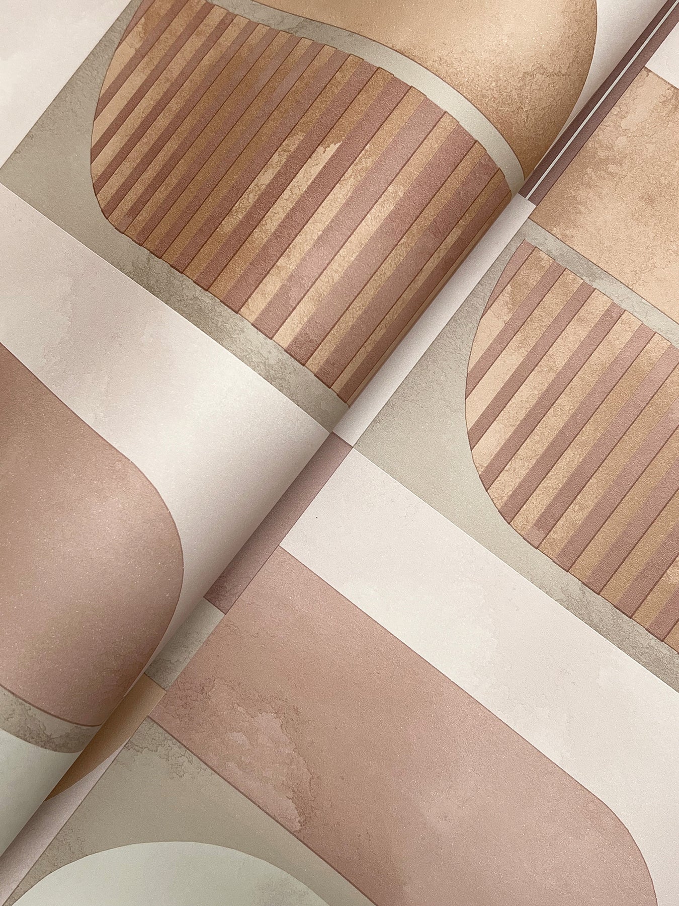 Otto Raspberry Abstract Geometric Wallpaper - York Wallcoverings - 4197-27882 - York Wallcoverings Wallpaper
