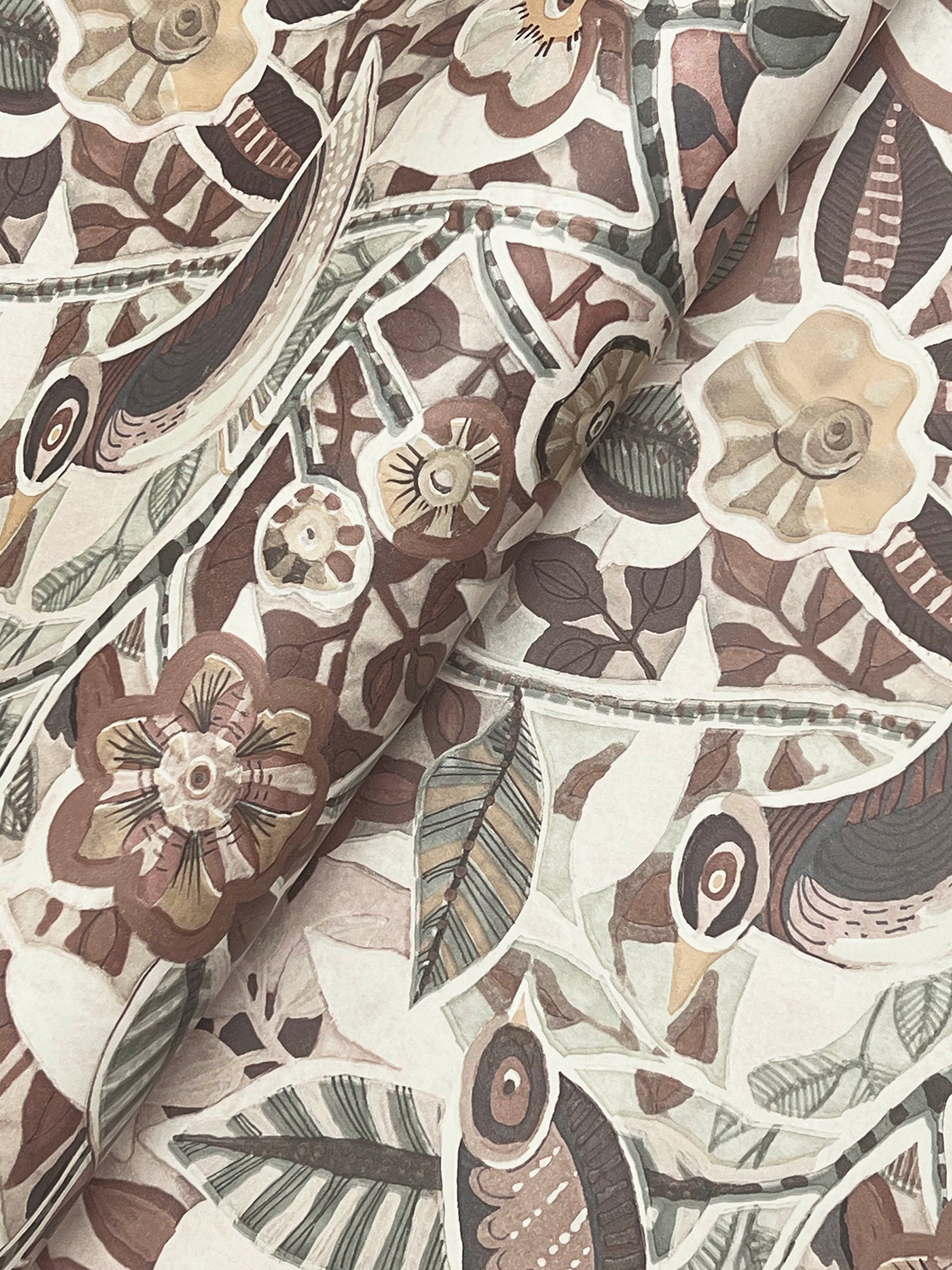 manette-plum-birds-in-the-bush-wallpaper-york-wallcoverings-4197-27887 - York Wallcoverings Wallpaper