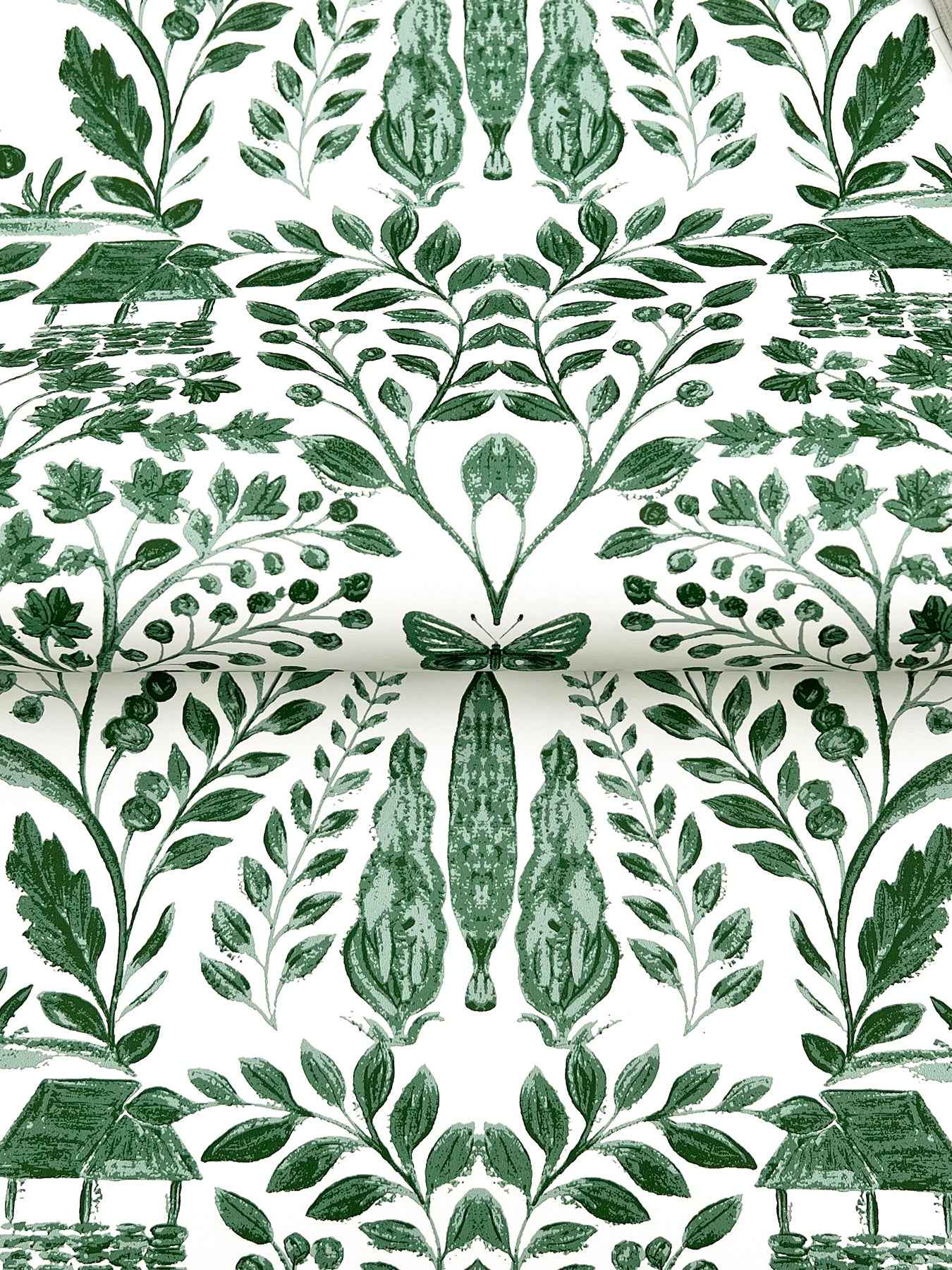 Anoki Green Scenic Woodlands Wallpaper - York Wallcoverings - 4197-83755 - York Wallcoverings Wallpaper