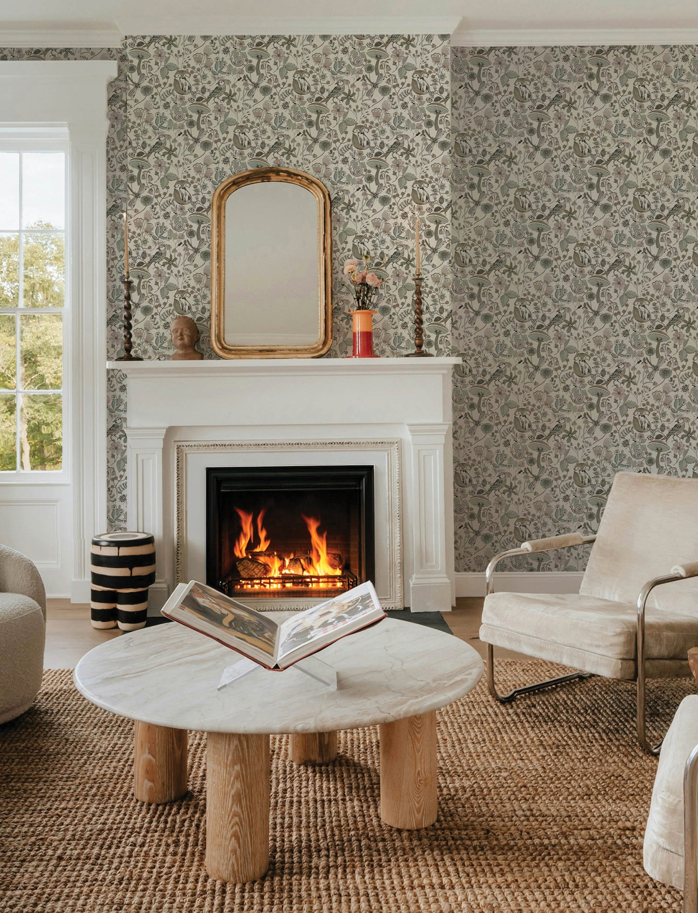Wonder Chocolate Woodland Animals Wallpaper - York Wallcoverings - 4197-83762 - York Wallcoverings Wallpaper