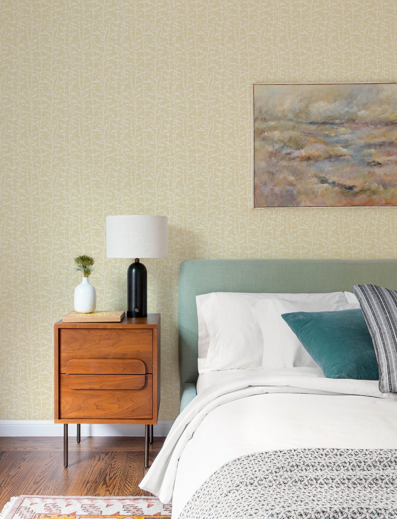layton-butter-climbing-vines-wallpaper-york-wallcoverings-4197-84001 - York Wallcoverings Wallpaper