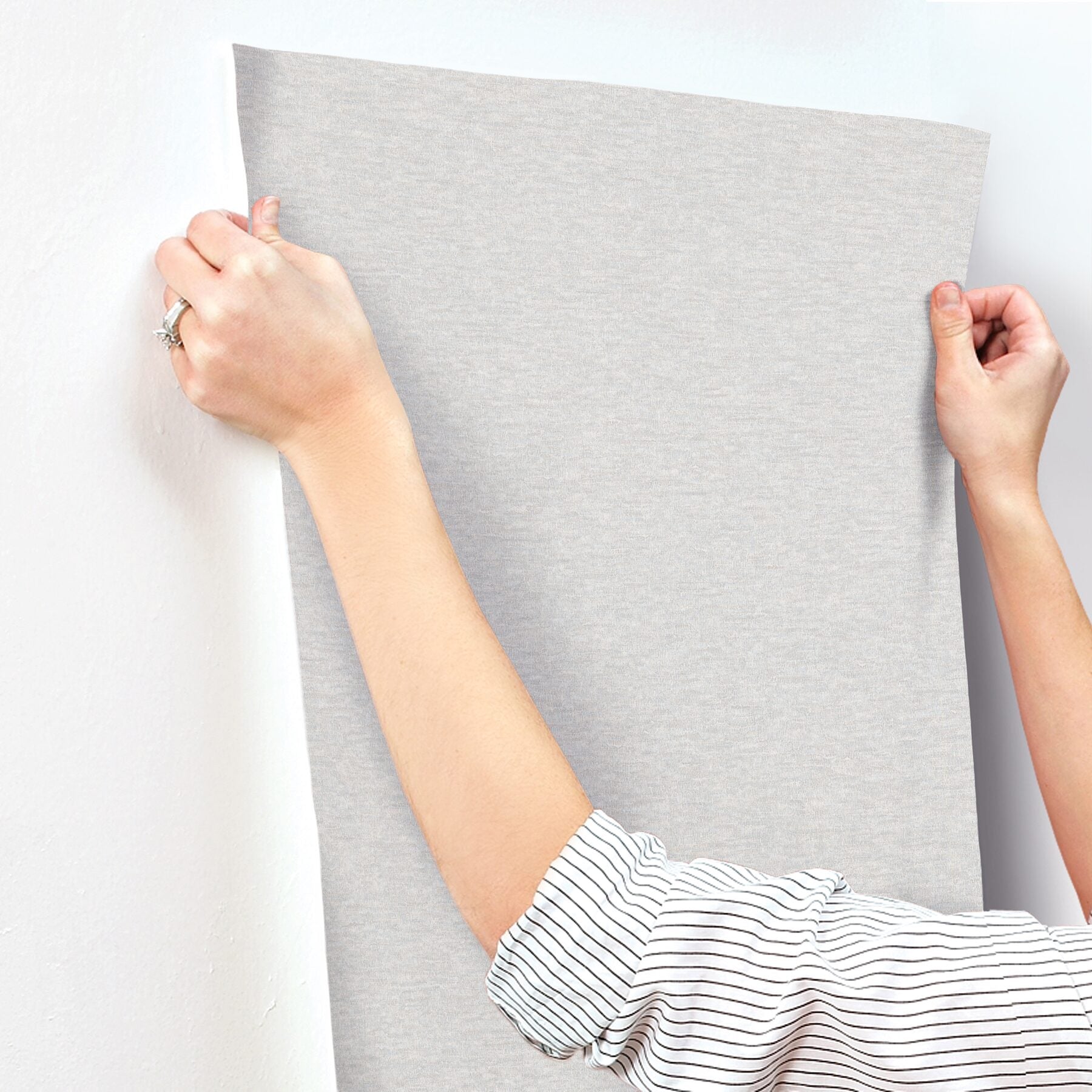 tide-water-light-grey-textured-wallpaper-york-wallcoverings-cod0605n - York Wallcoverings Wallpaper