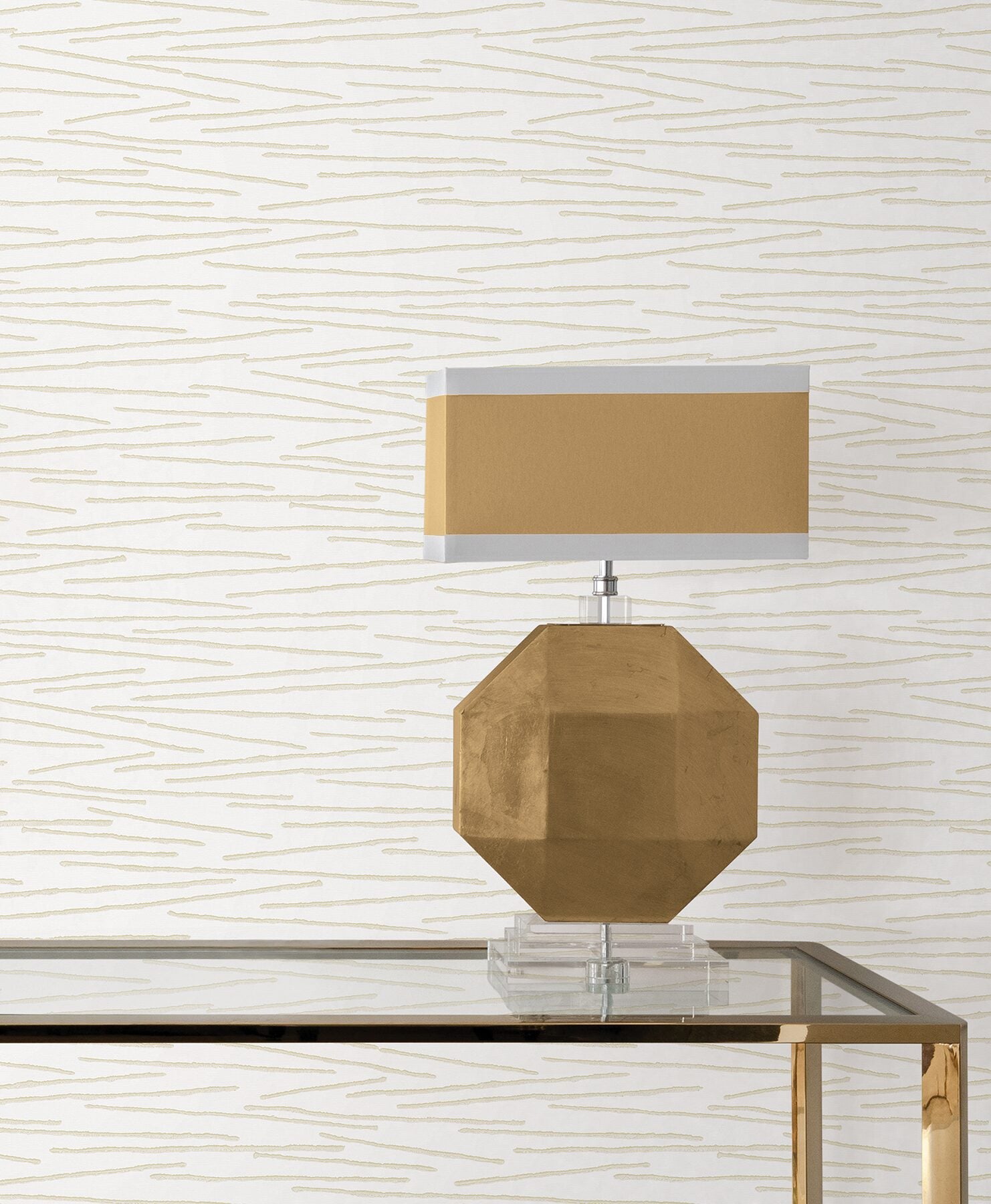foundations-white-striated-wallpaper-york-wallcoverings-cod0627 - York Wallcoverings Wallpaper