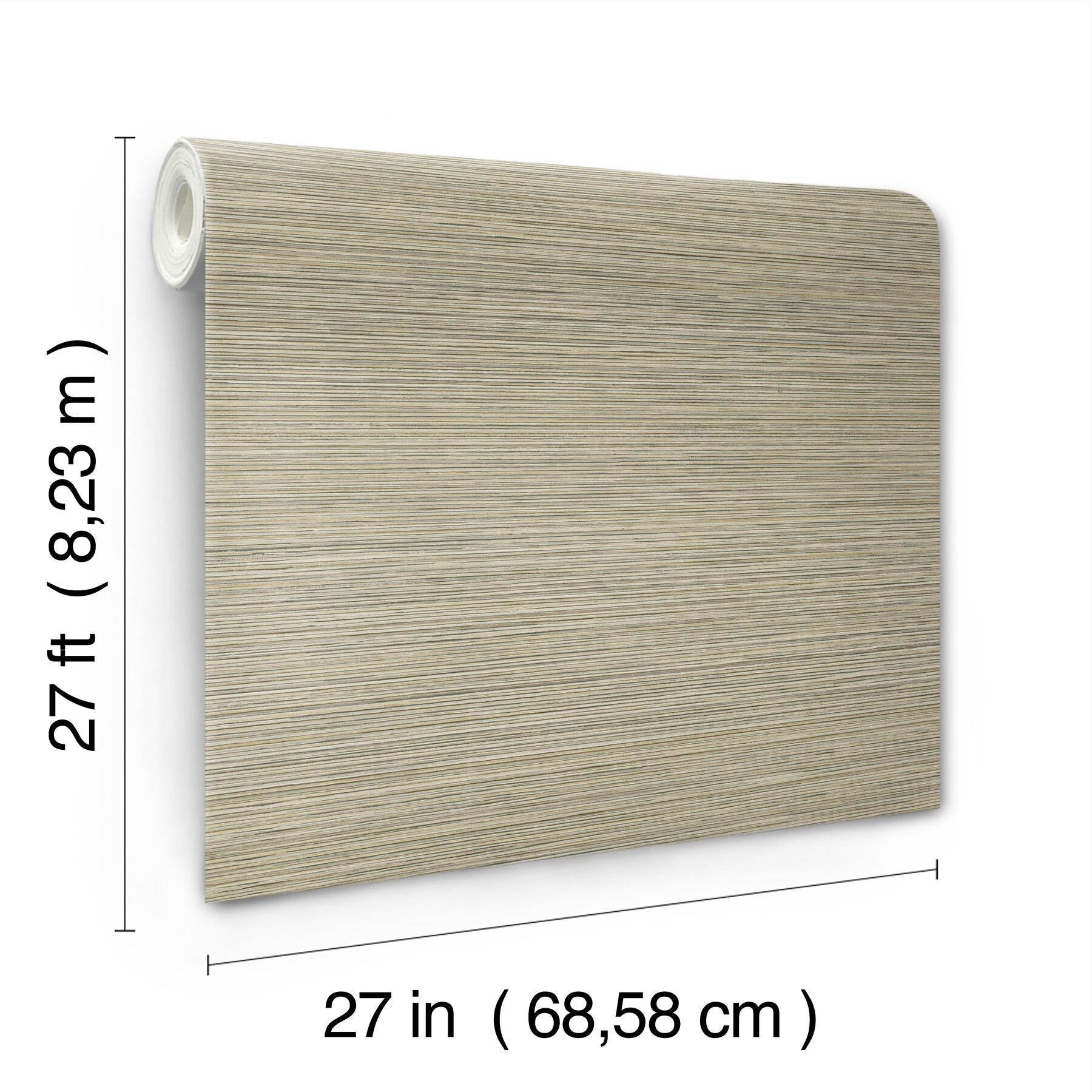 stacked-bamboo-moss-stripe-wallpaper-york-wallcoverings-cod0637n - York Wallcoverings Wallpaper