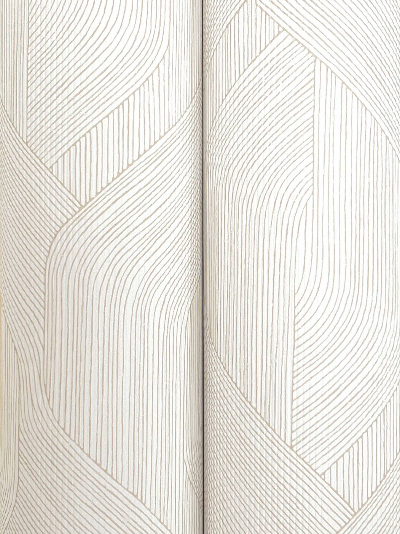 infinity-cream-ogee-wallpaper-york-wallcoverings-cod0642 - York Wallcoverings Wallpaper