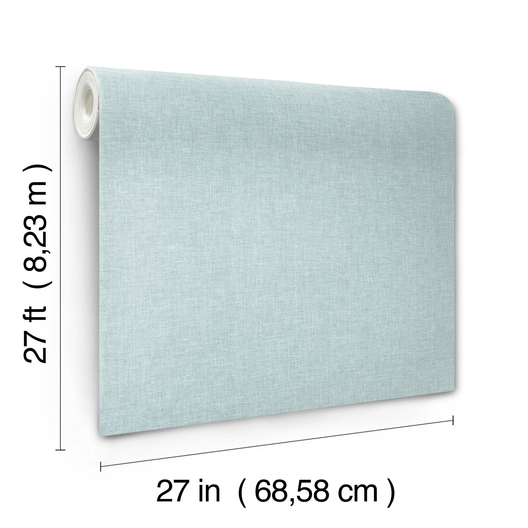 loominosity-light-blue-faux-linen-wallpaper-york-wallcoverings-cod0644n - York Wallcoverings Wallpaper