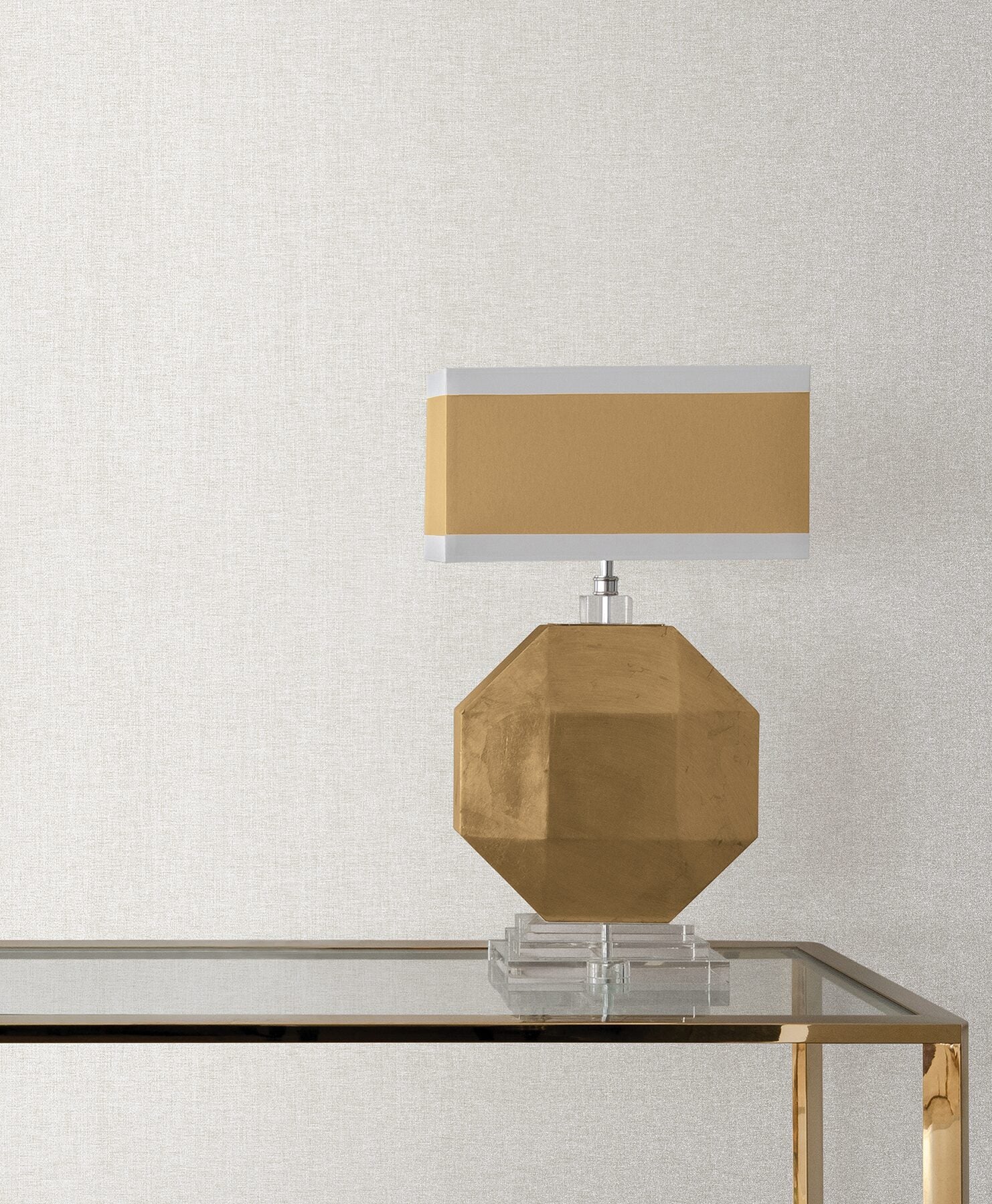 loominosity-white-faux-linen-wallpaper-york-wallcoverings-cod0647n - York Wallcoverings Wallpaper