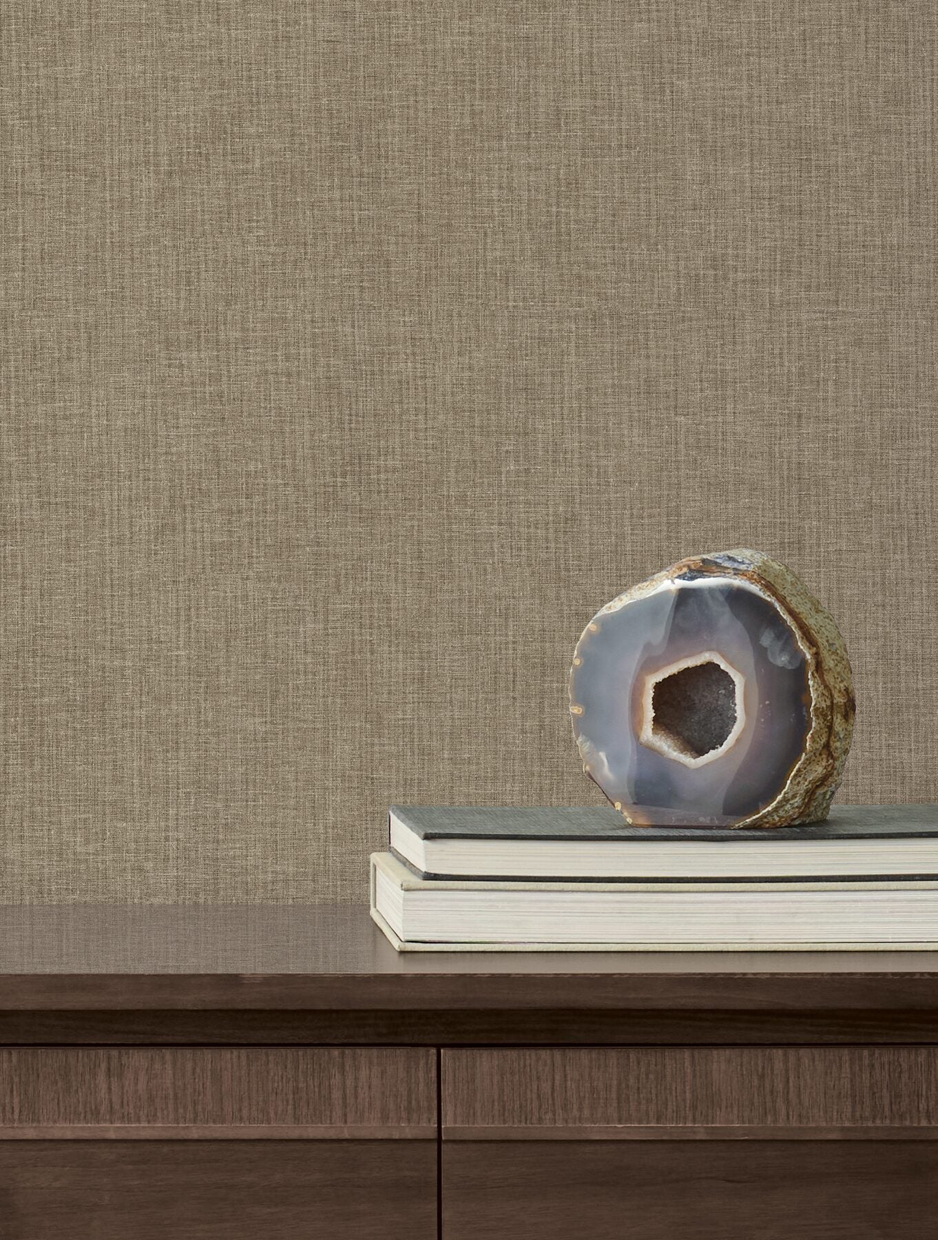 loominosity-neutral-faux-linen-wallpaper-york-wallcoverings-cod0650n - York Wallcoverings Wallpaper