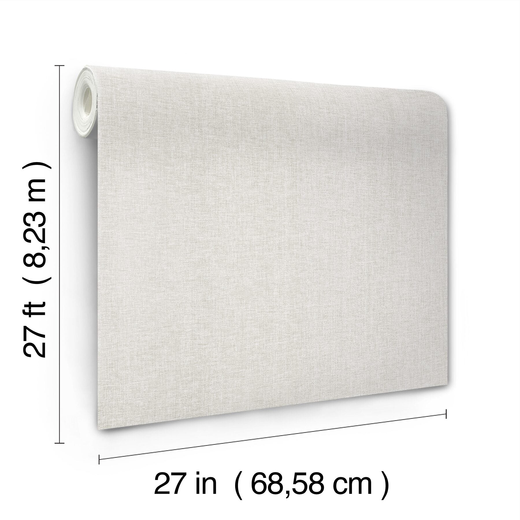 loominosity-silver-faux-linen-wallpaper-york-wallcoverings-cod0651n - York Wallcoverings Wallpaper