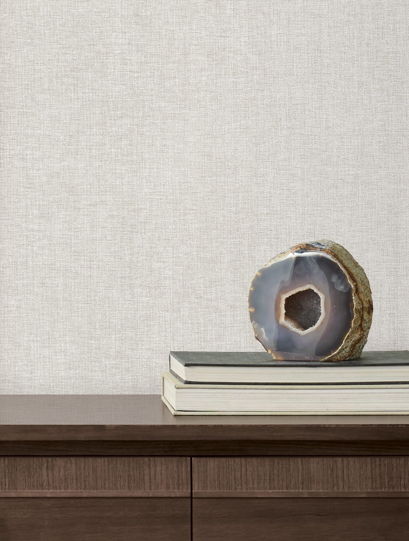 loominosity-silver-faux-linen-wallpaper-york-wallcoverings-cod0651n - York Wallcoverings Wallpaper