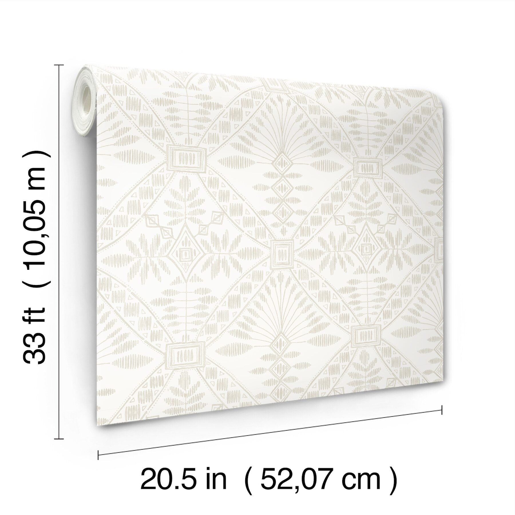 emmarie-light-grey-geometric-wallpaper-york-wallcoverings-4199-27776 - York Wallcoverings Wallpaper
