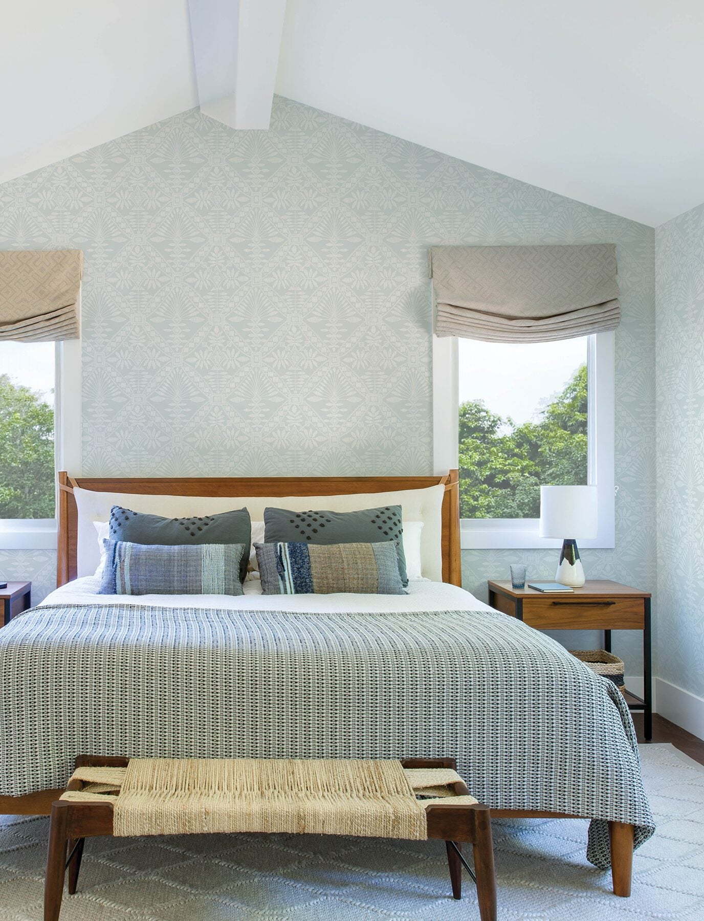 emmarie-light-blue-geometric-wallpaper-york-wallcoverings-4199-27778 - York Wallcoverings Wallpaper