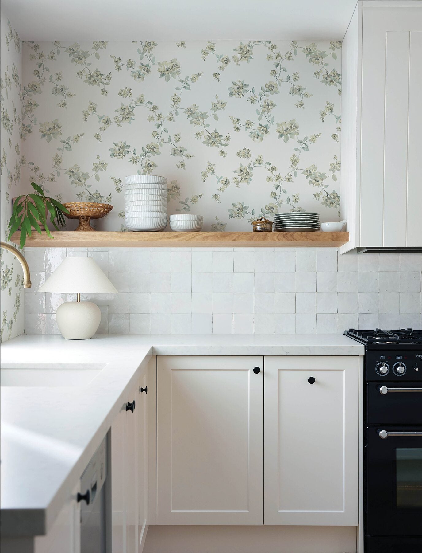 festival-floral-aqua-trailing-wallpaper-york-wallcoverings-4199-27784 - York Wallcoverings Wallpaper