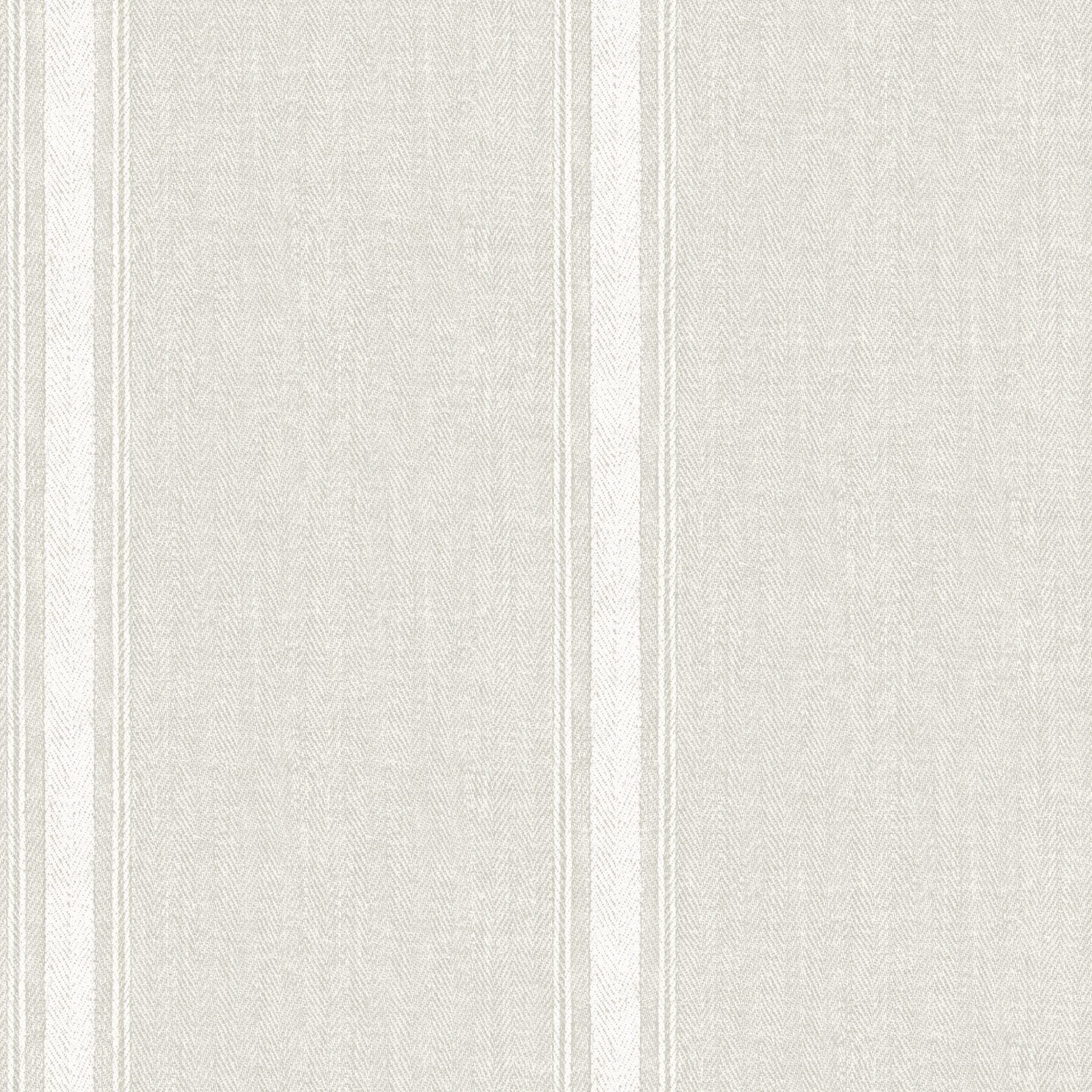 linette-beige-fabric-stripe-wallpaper-york-wallcoverings-4199-70070 - York Wallcoverings Wallpaper