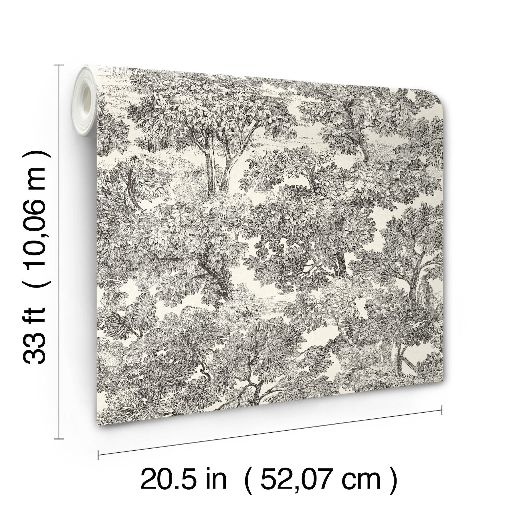 spinney-black-toile-wallpaper-york-wallcoverings-4199-72558 - York Wallcoverings Wallpaper