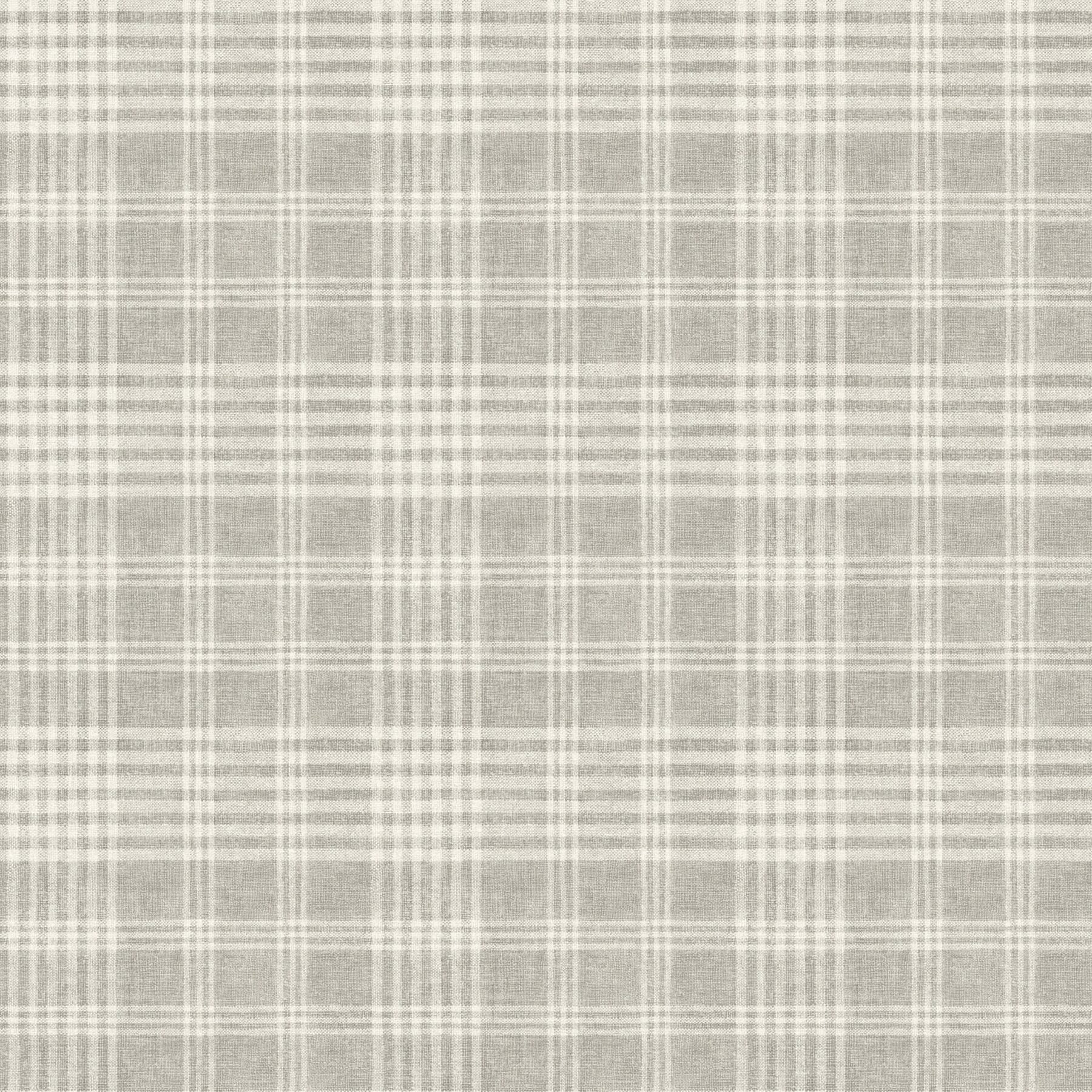 perry-grey-plaid-wallpaper-york-wallcoverings-4199-83733 - York Wallcoverings Wallpaper