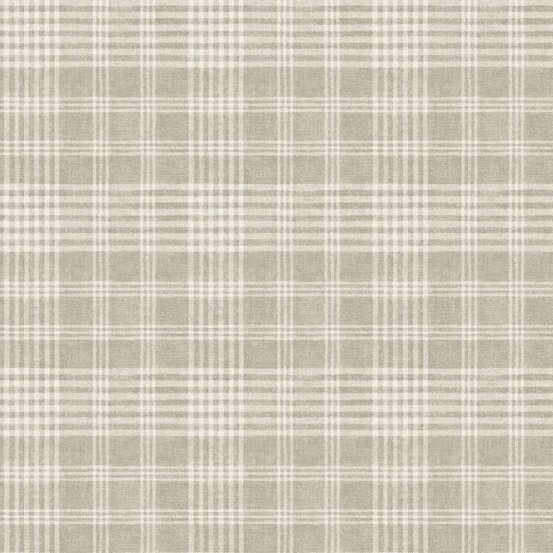 perry-taupe-plaid-wallpaper-york-wallcoverings-4199-83735 - York Wallcoverings Wallpaper
