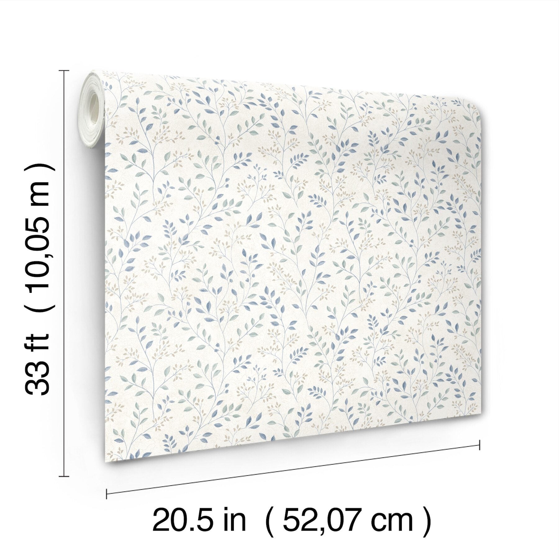 galena-blue-botanical-trail-wallpaper-york-wallcoverings-4199-83742 - York Wallcoverings Wallpaper