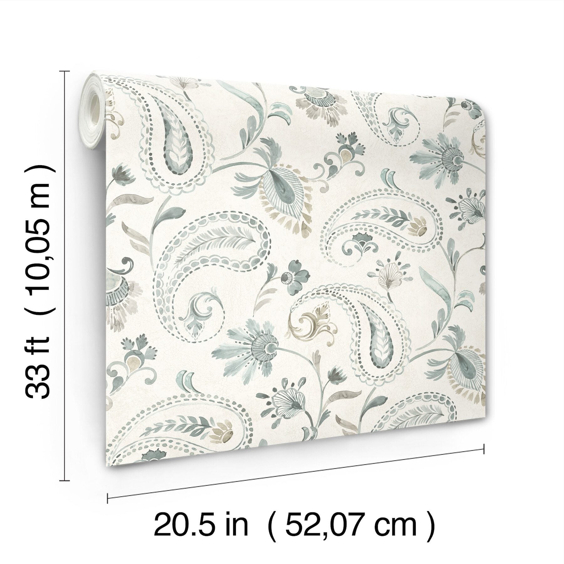 darlene-aqua-jacobean-wallpaper-york-wallcoverings-4199-83746 - York Wallcoverings Wallpaper