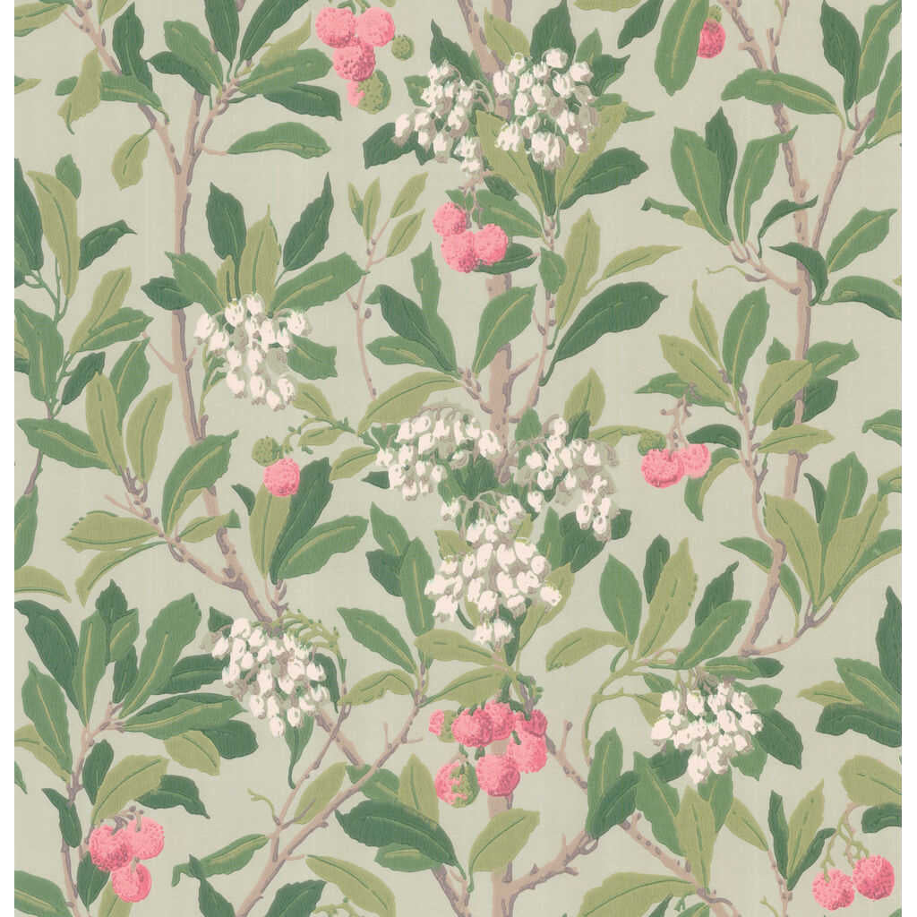 Strawberry Tree - Pink & Duck Egg - COLE & SON Papel pintado