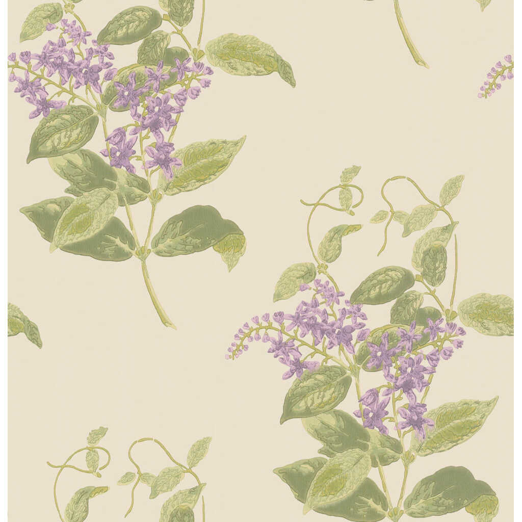 Madras Violet - Olive & Lavender - COLE & SON Wallpaper