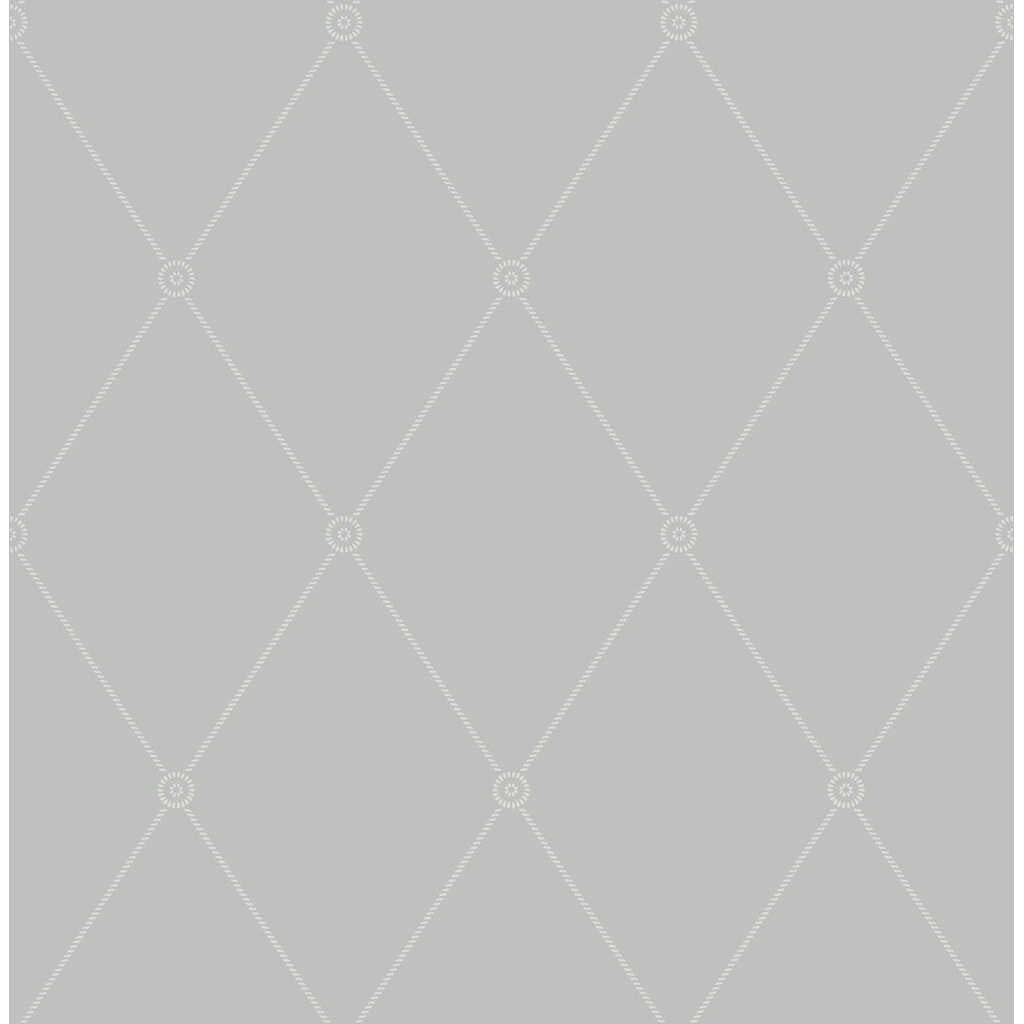 Large Georgian Rope Trellis - Grey