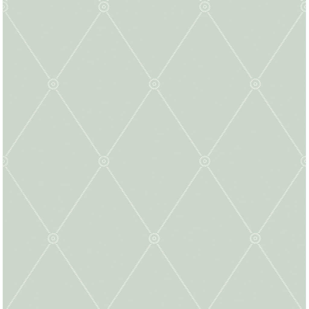 Large Georgian Rope Trellis - Duck Egg