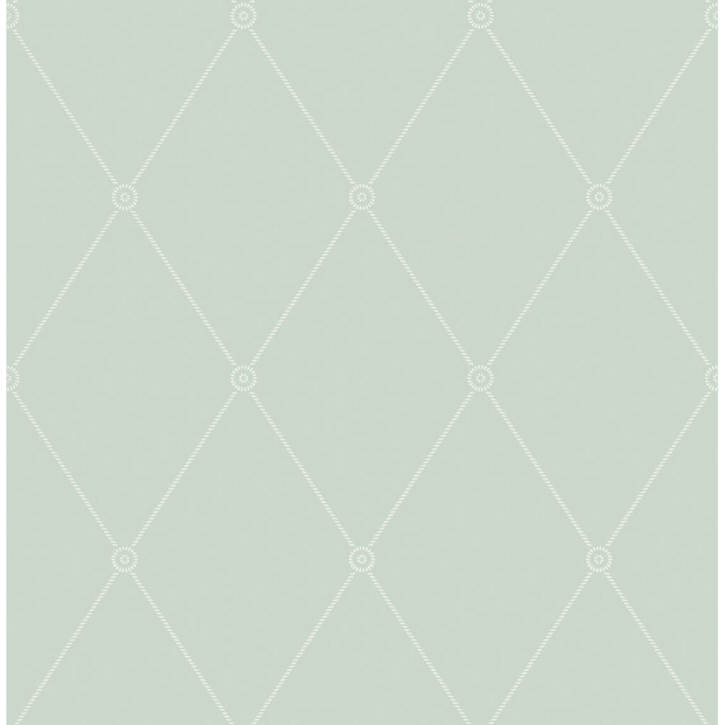 Large Georgian Rope Trellis - Duck Egg - Cole & Son Wallpaper