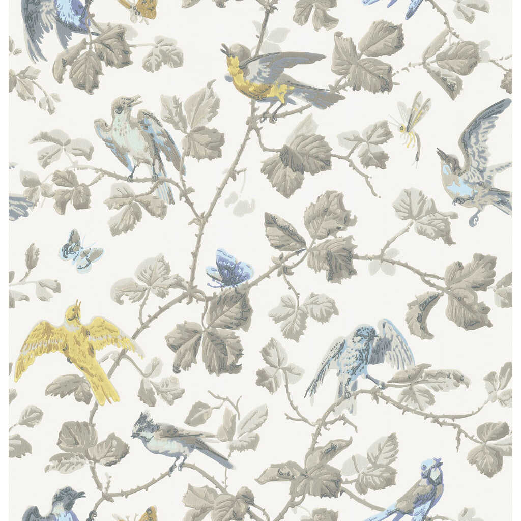 Winter Birds - Yellow & Grey